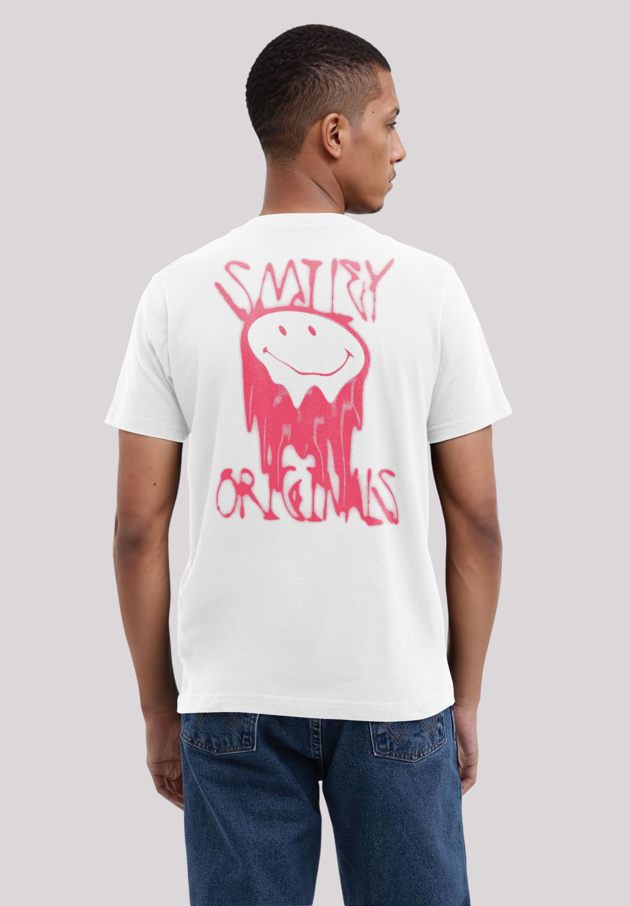 F4NT4STIC T-Shirt »Smiley Originals Punk Drip Streetwear«, Premium Qualität