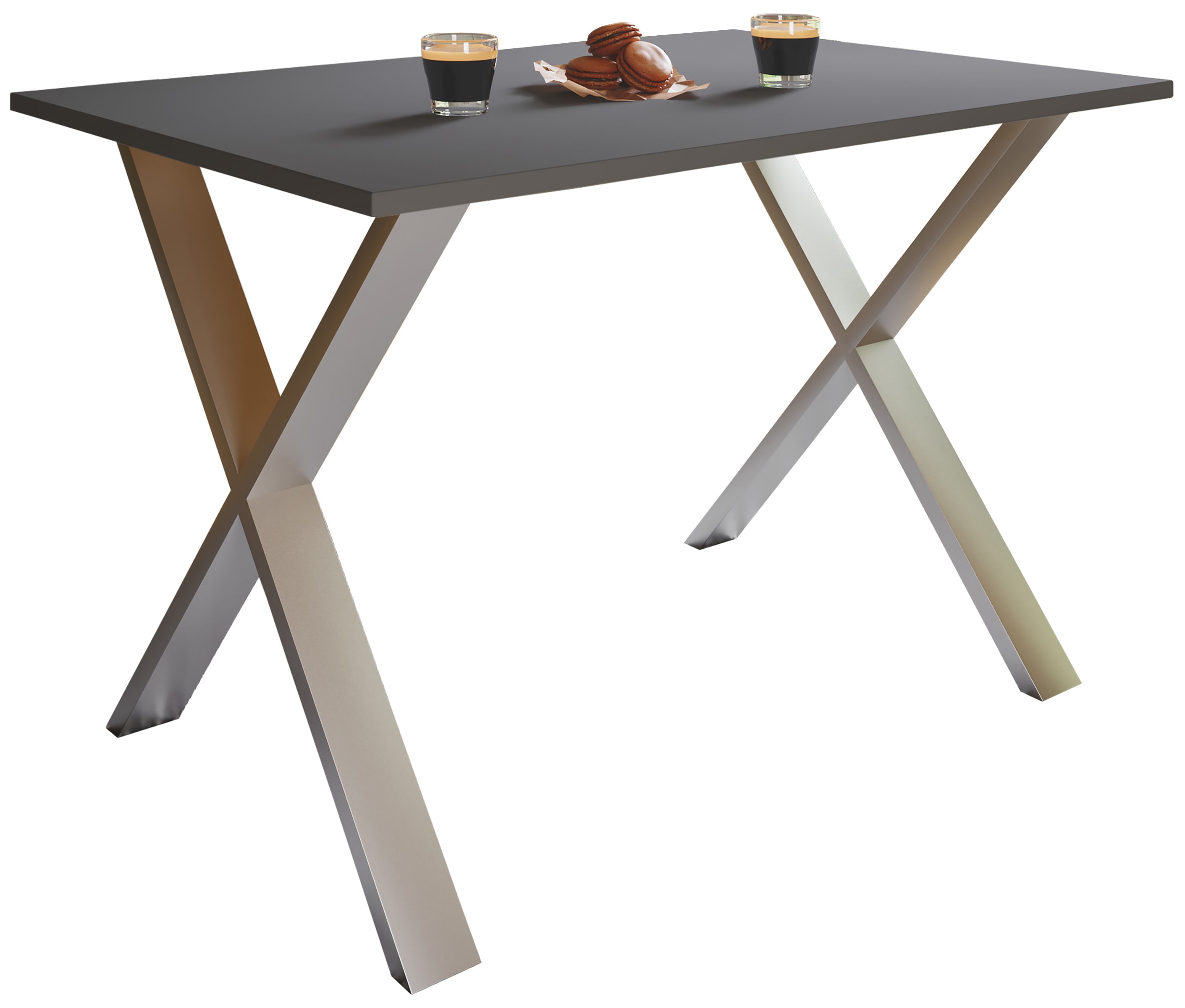 VCM Xona X Dining Table Black 110x50