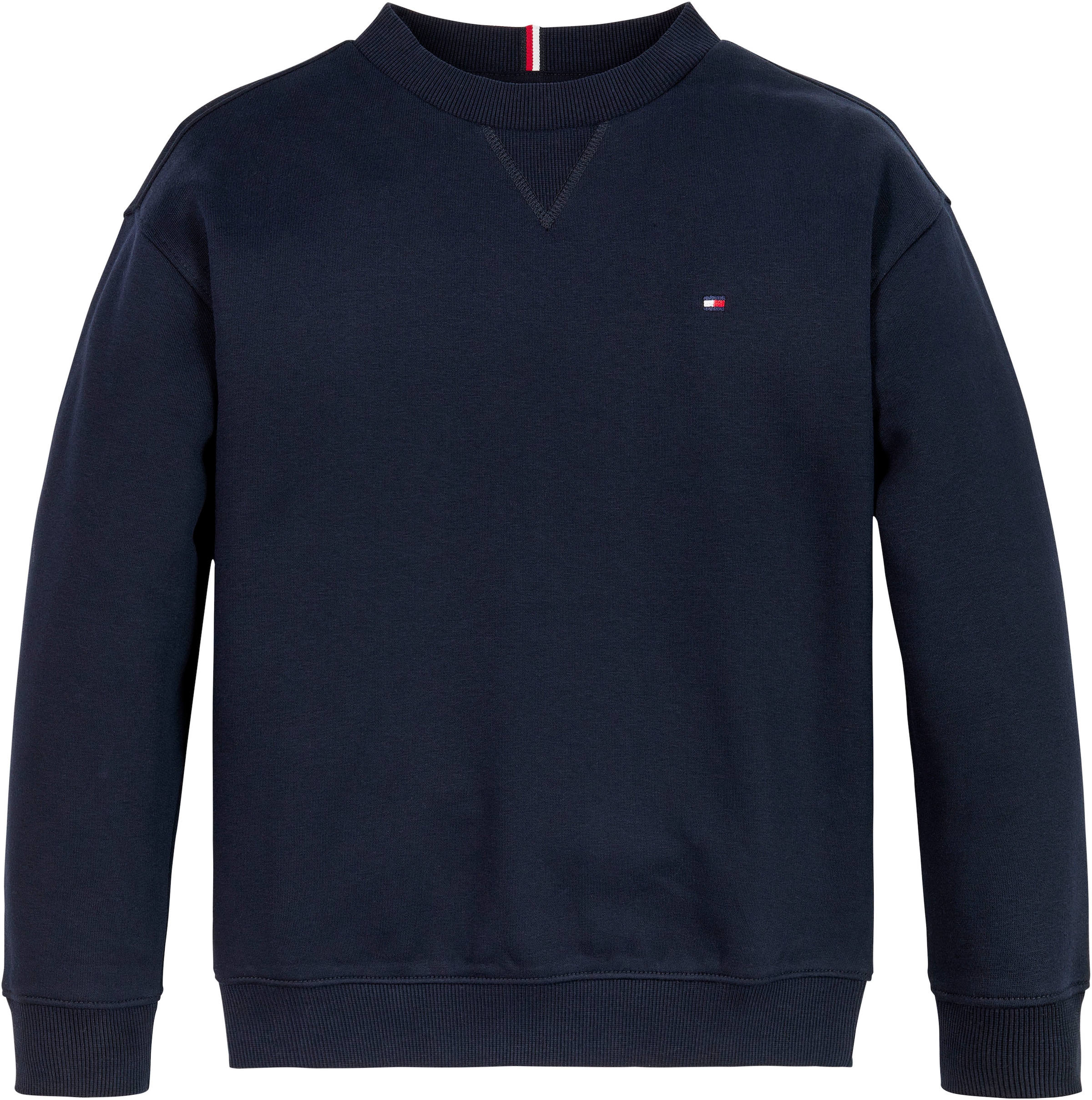 Tommy Hilfiger Sweatshirt »U TIMELESS SWEATSHIRT«, Kinder bis 16 Jahre, Logo-Flag, Rundhals