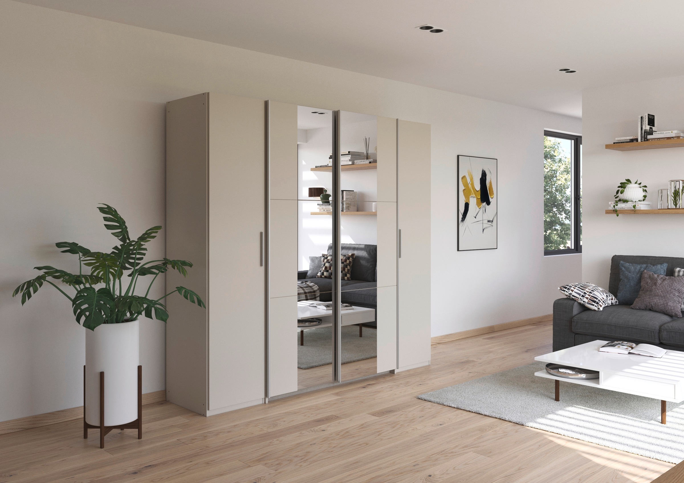 rauch Schwebetürenschrank "Kleiderschrank Drehtürenschrank Schrank Garderob günstig online kaufen