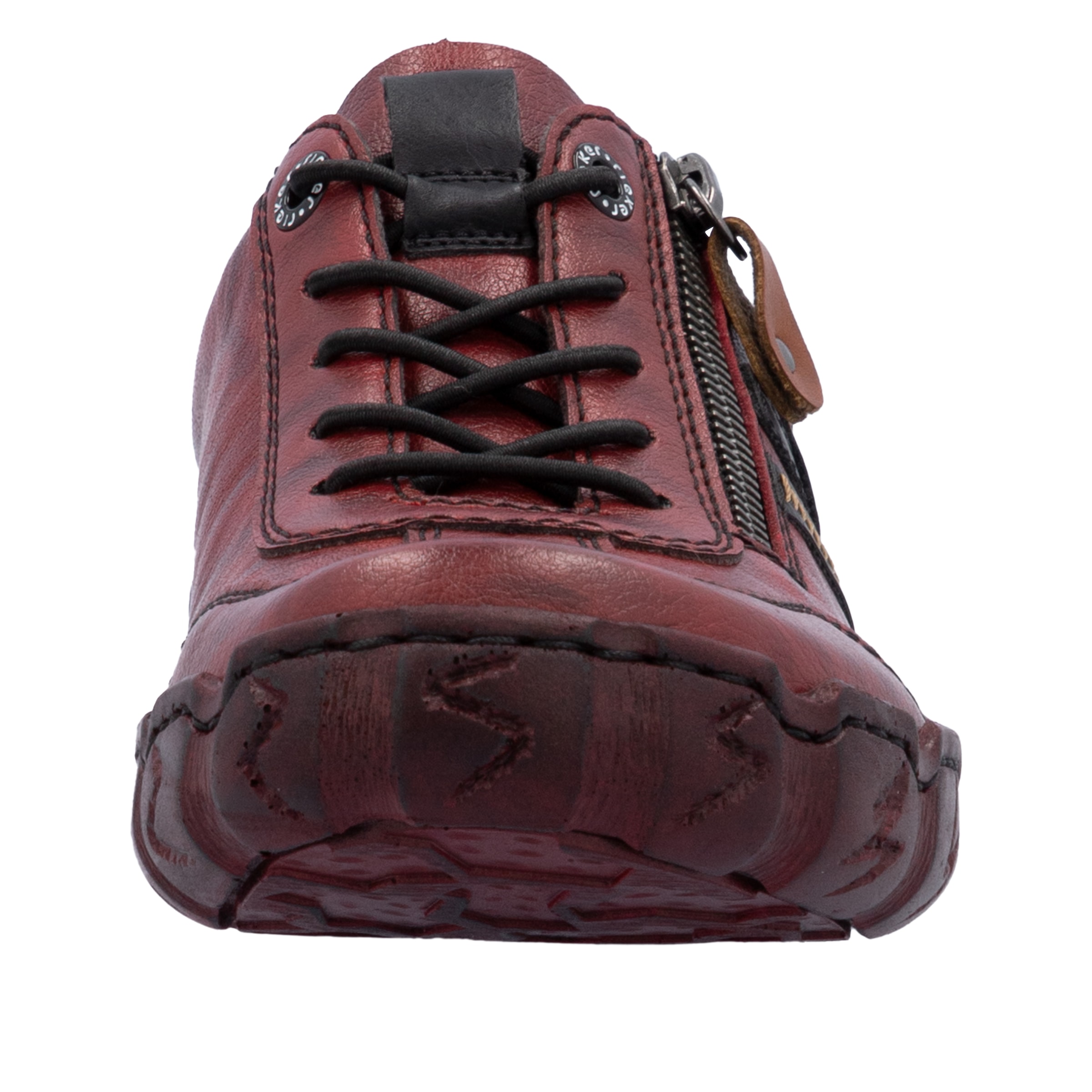 Rieker Sneaker, Schnürschuh, Halbschuh, Freizeitschuh mit Ziernähte