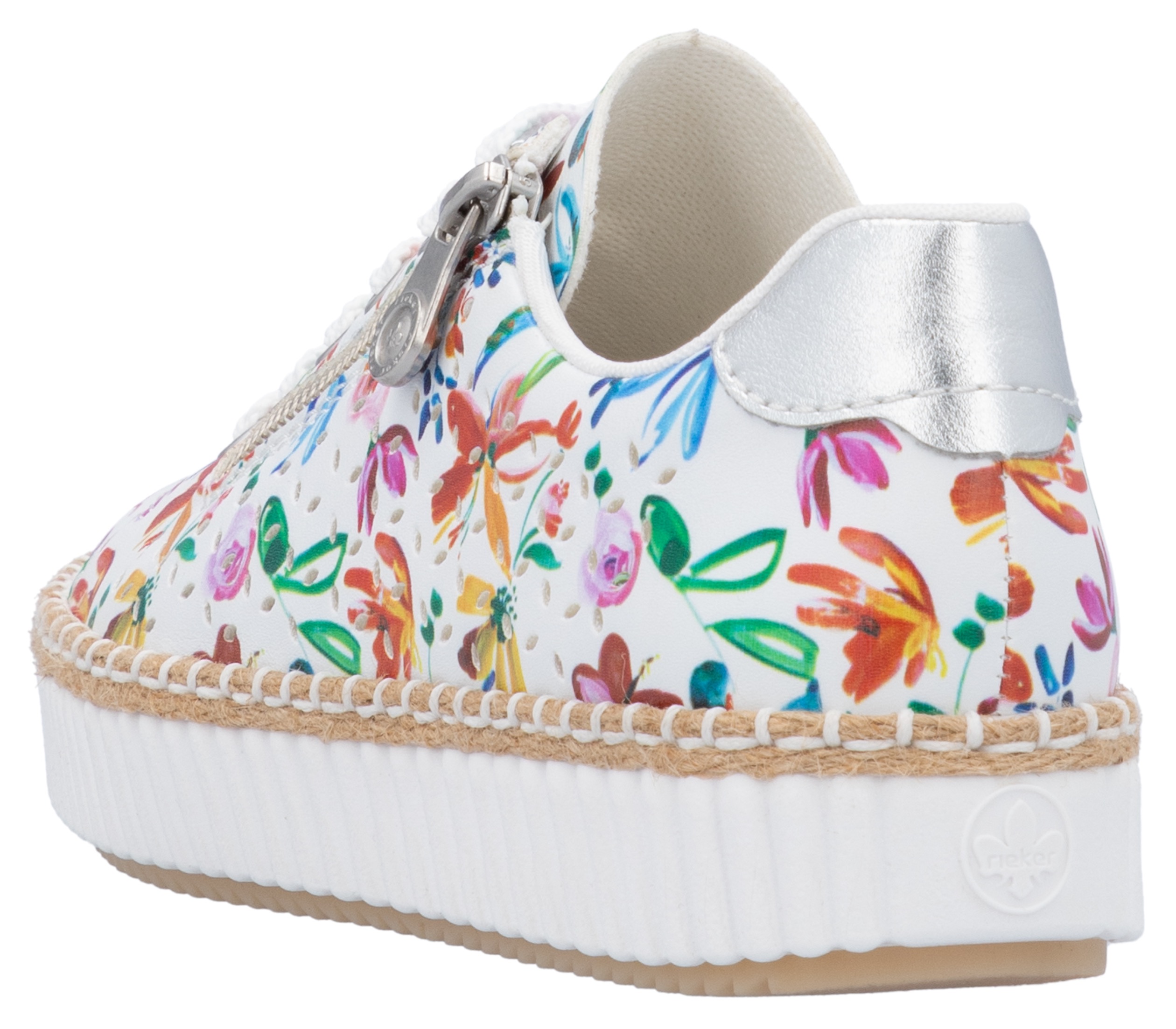 Thumbnail - Rieker Plateausneaker, Schnürschuh, Halbschuh, Sneaker mit seitlichem Reißverschluss