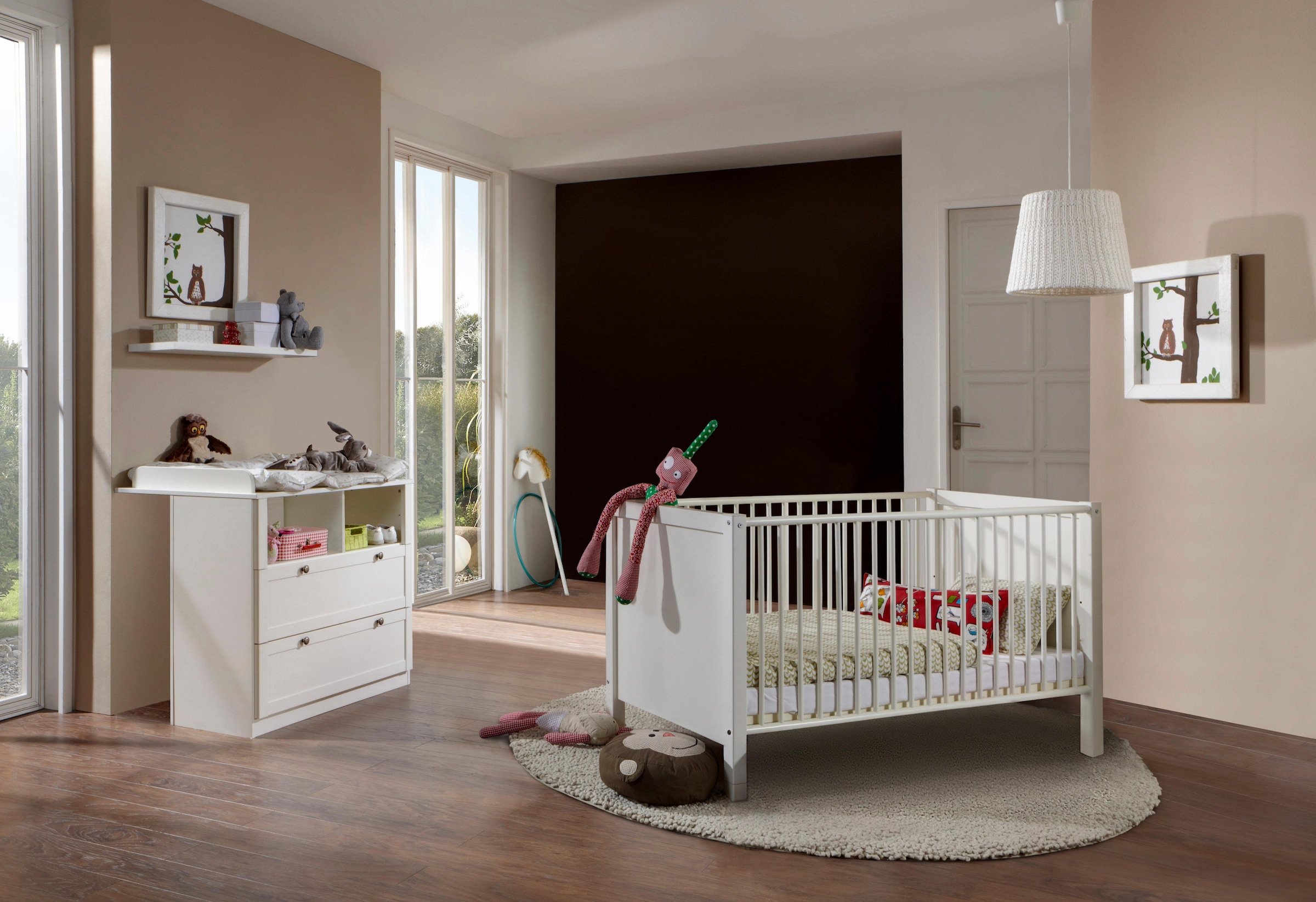 Babymöbel-Set »Helsingborg«, (Spar-Set, 2 tlg.), Bett + Wickelkommode