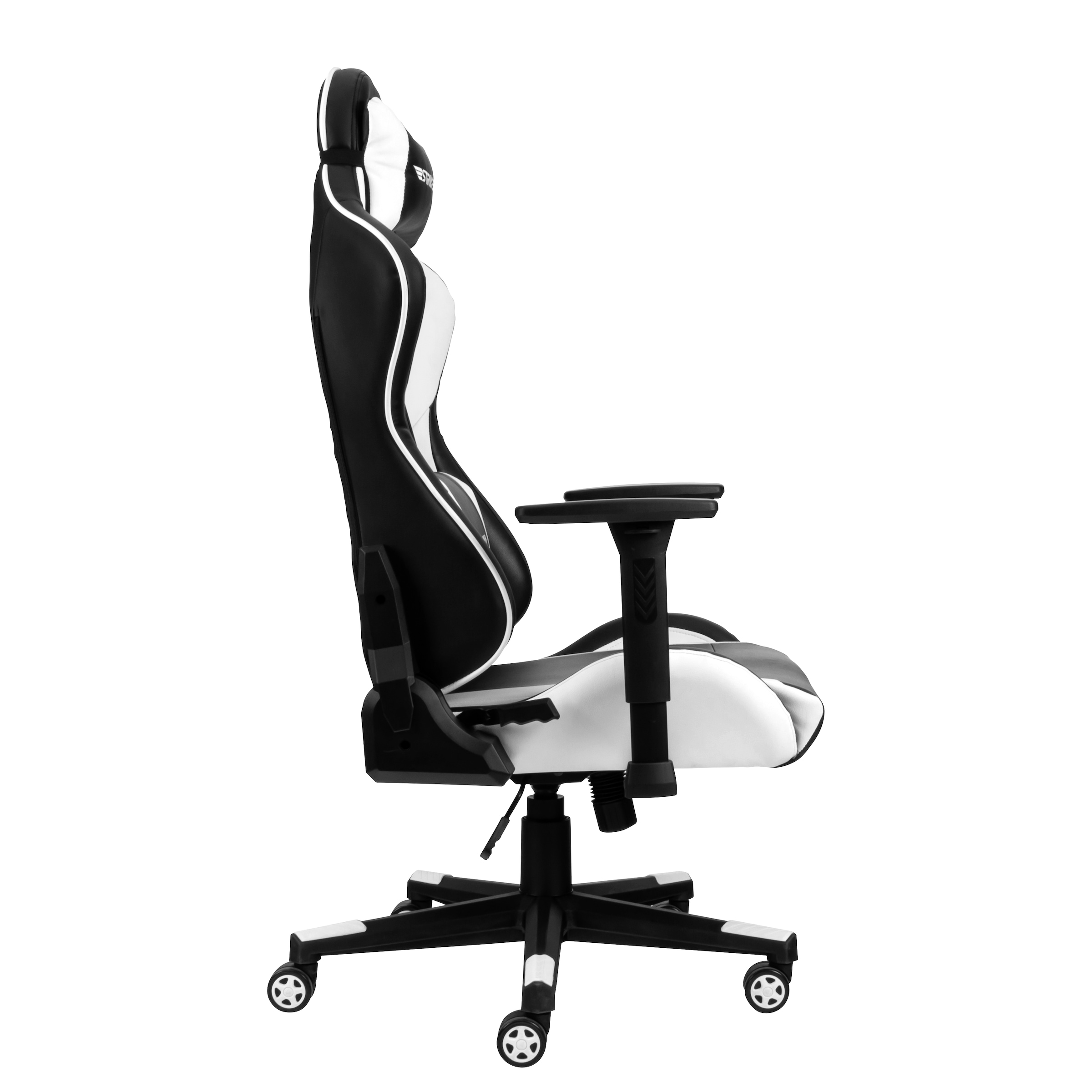 Hyrican Gaming-Stuhl ergonomischer Erwachsene schwarz/weiß, Tank\