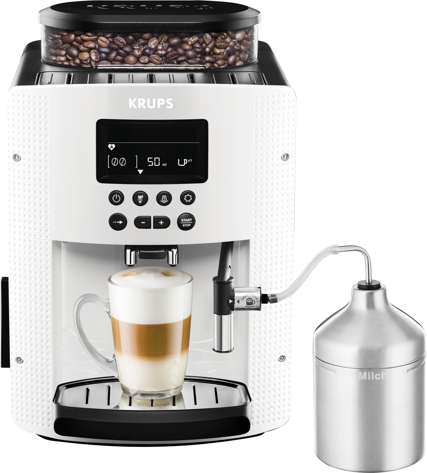 Krups Kaffeevollautomat "EA8161" inkl. Edelstahl-Milchbehälter, 3 Temperatu günstig online kaufen