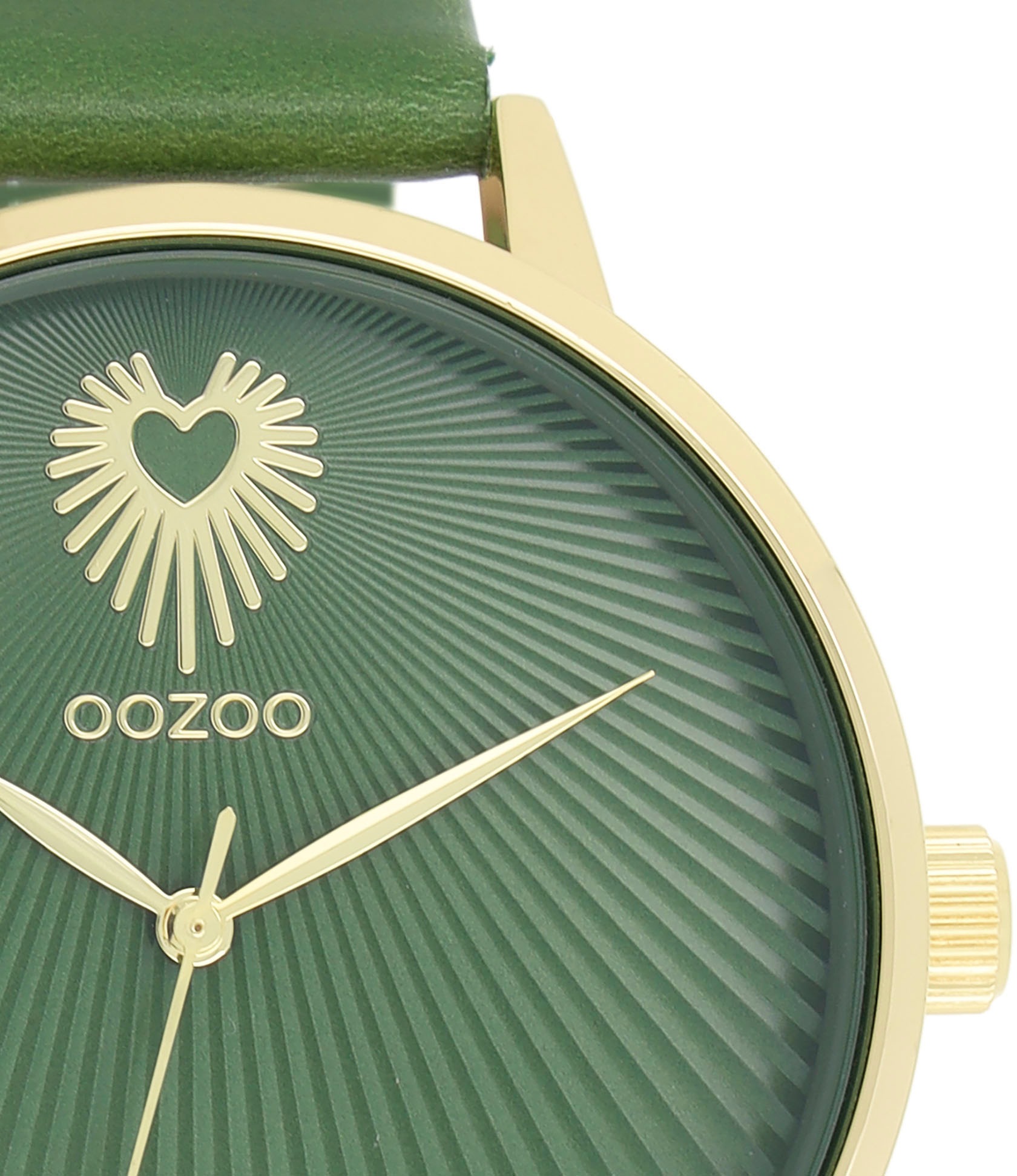OOZOO Quarzuhr, Armbanduhr, Damenuhr, Lederarmband, analog