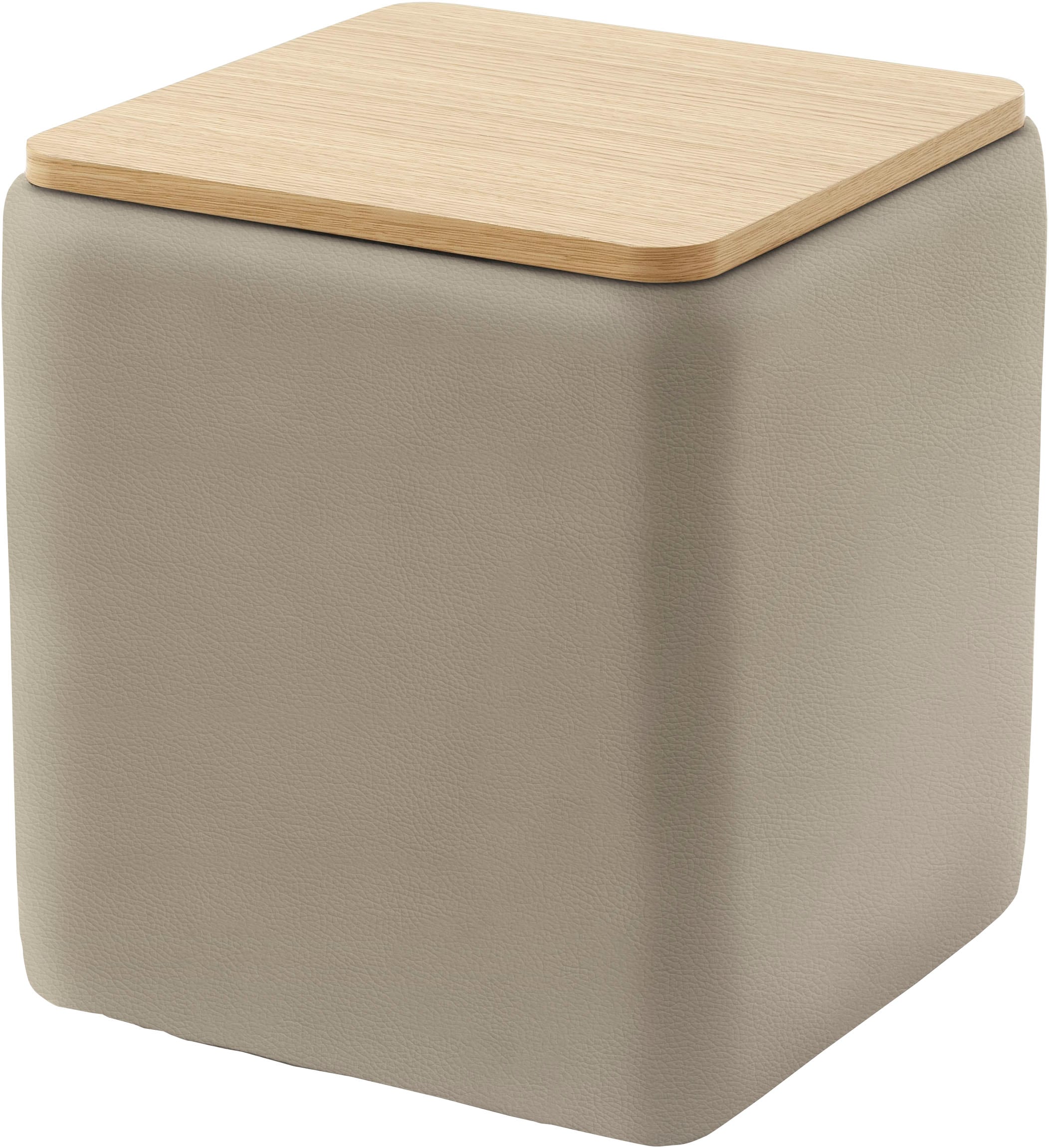 Home affaire Ablagetisch "Kyro, Stauraum mit Tischplatte Eiche, Breite 40 cm" Stylisch, handlich und praktisch für dein Schlafzimmer