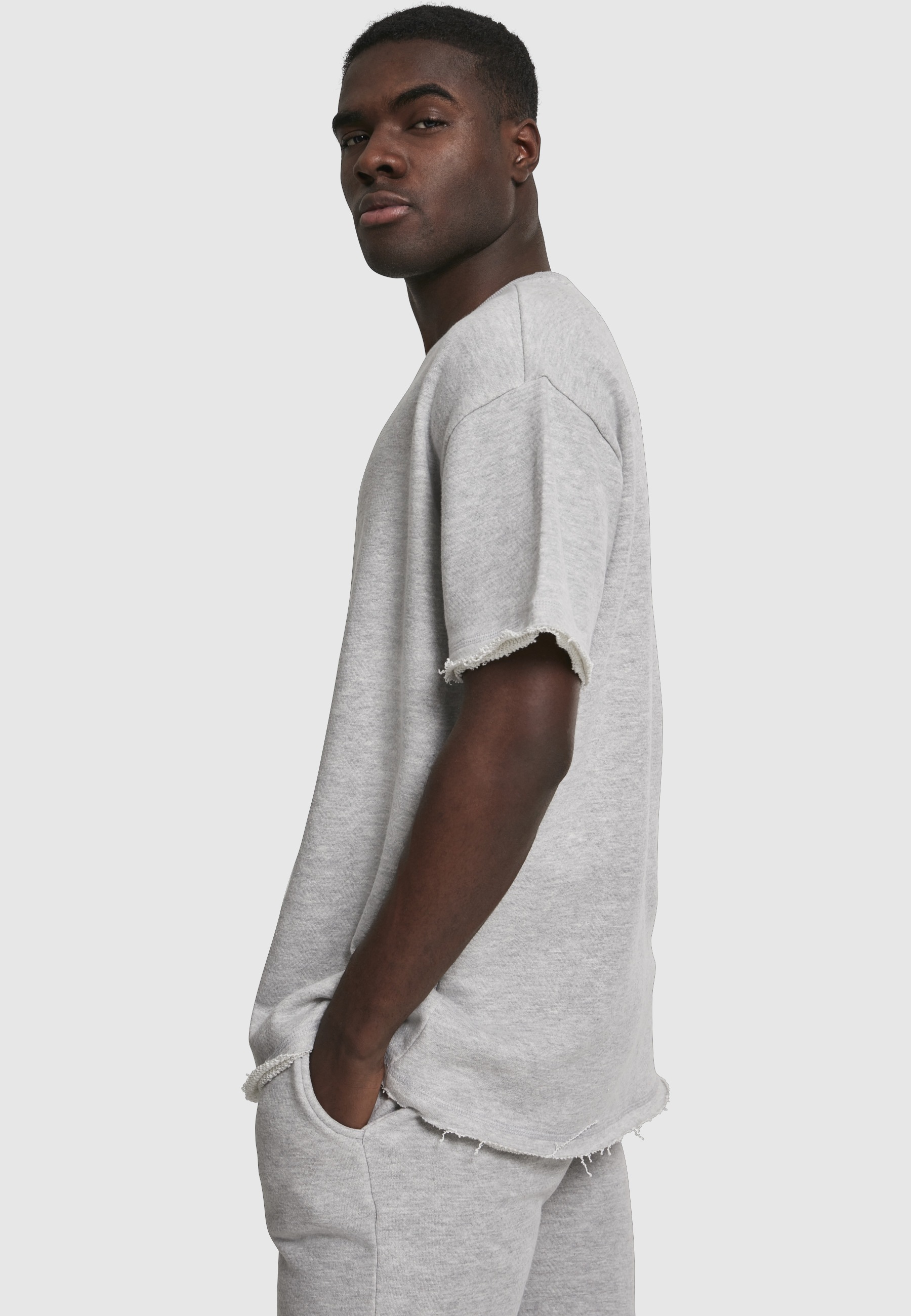 URBAN CLASSICS T-Shirt »Urban Classics Herren Herringbone Terry Tee« 1 Stk.