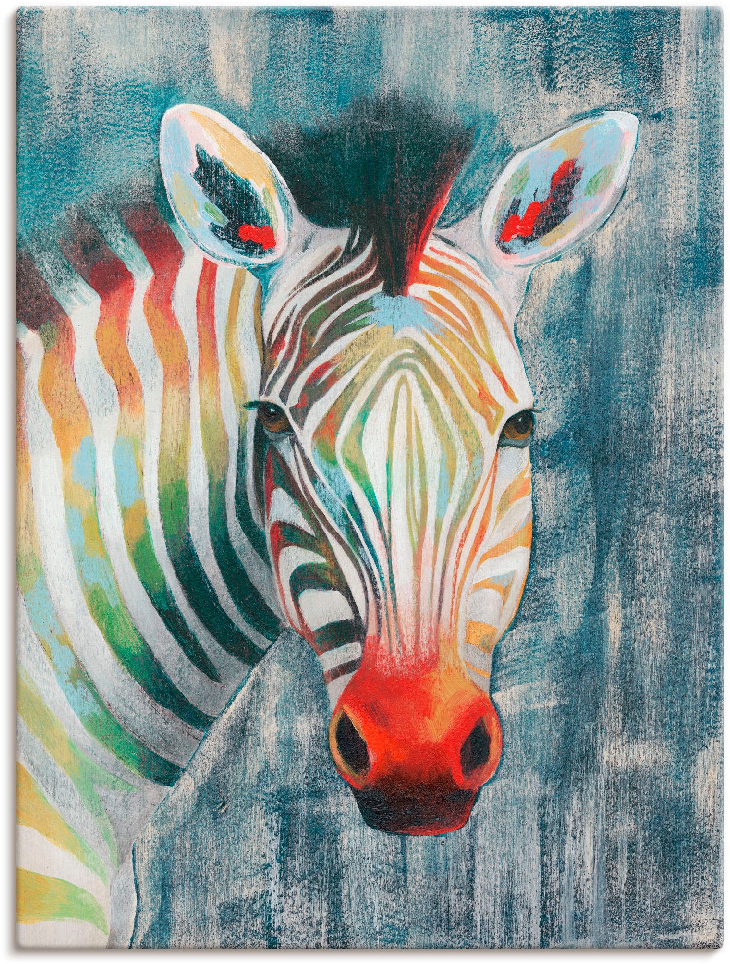 Artland Wandbild "Prisma Zebra I", Wildtiere, (1 St.), als Alubild, Outdoor günstig online kaufen