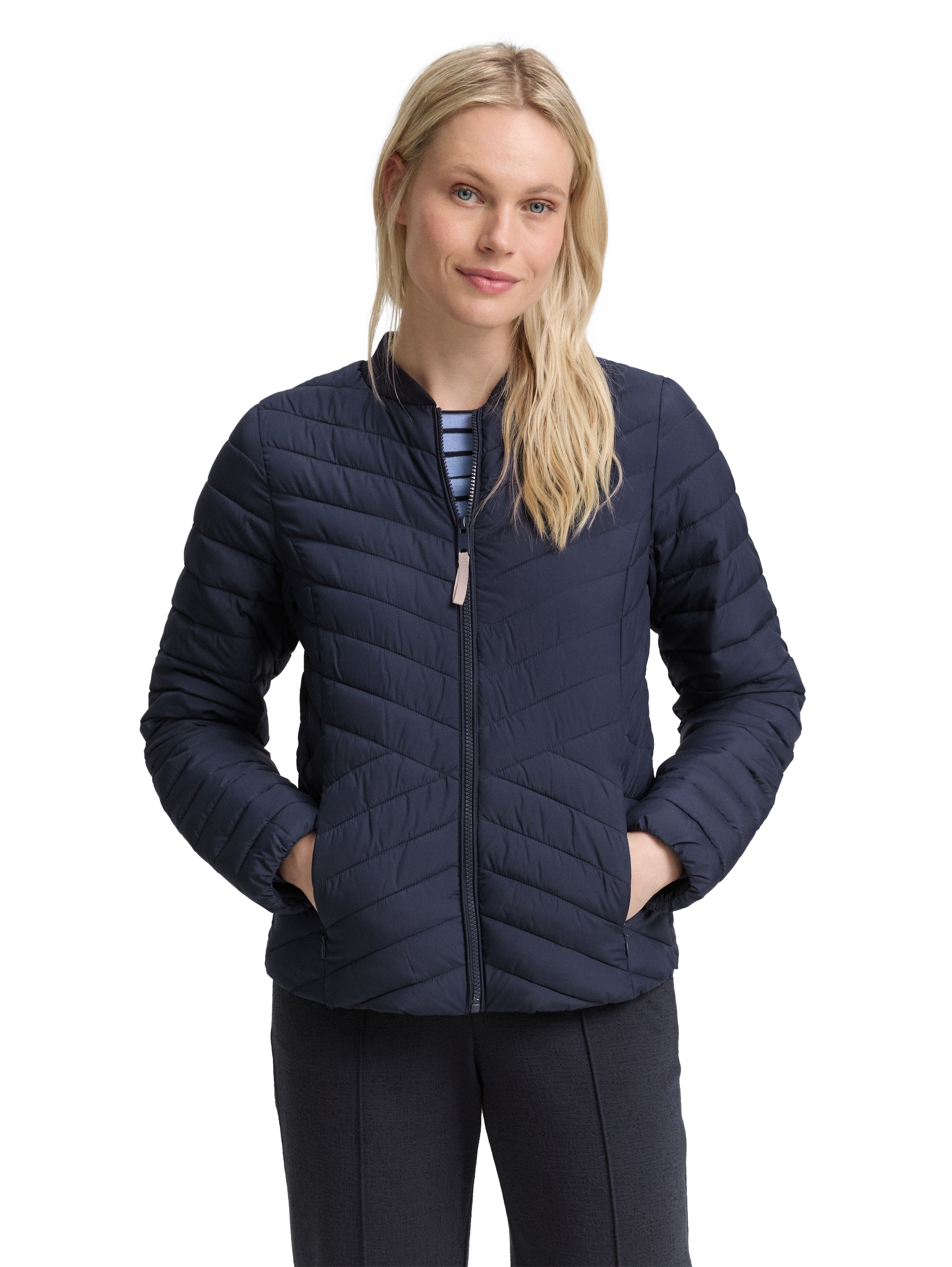 TOM TAILOR Steppjacke, ohne Kapuze, mit Taschen günstig online kaufen