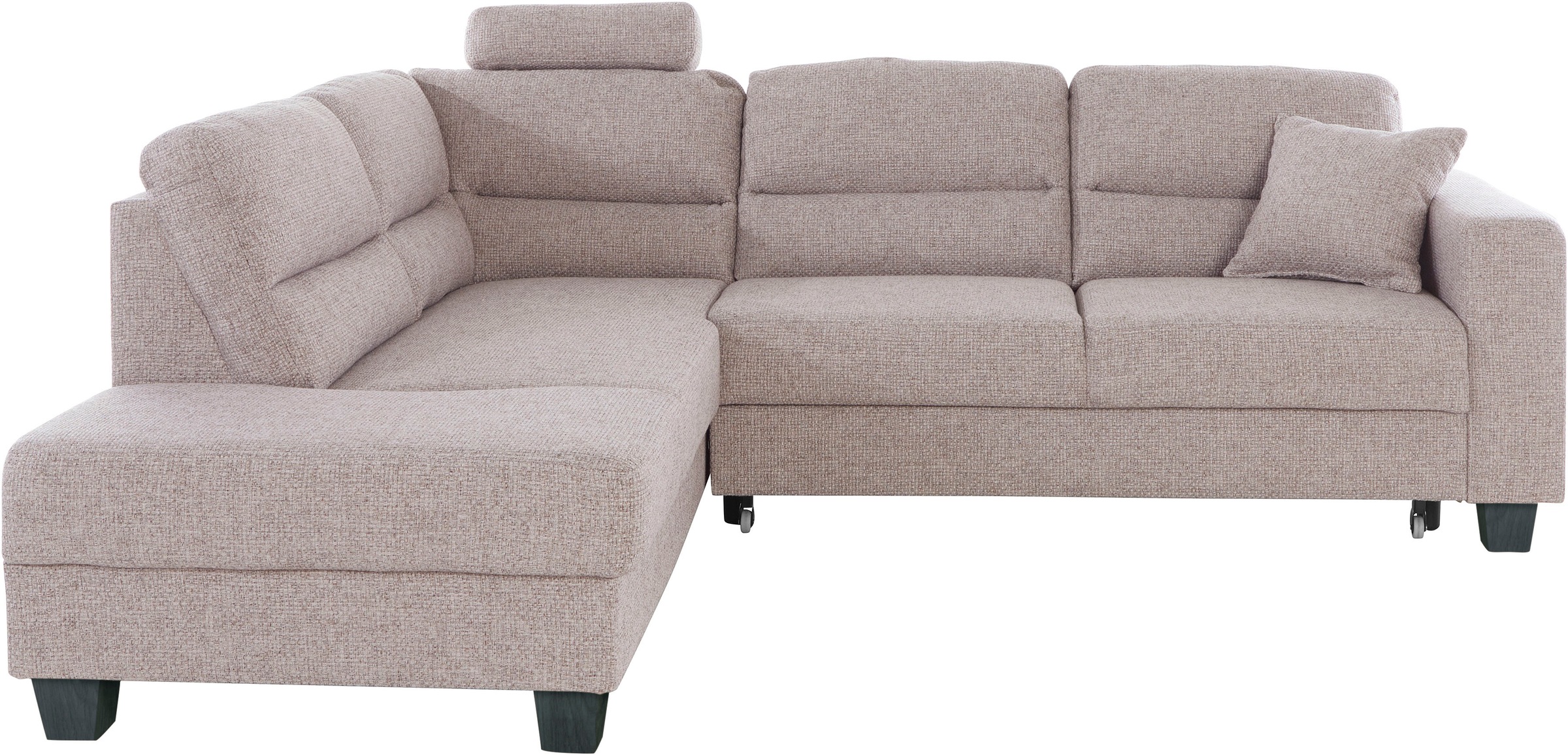 TRENDMANUFAKTUR Ecksofa "Chamber, zeitlos&modern, hoher Sitzkomfort, Breite günstig online kaufen