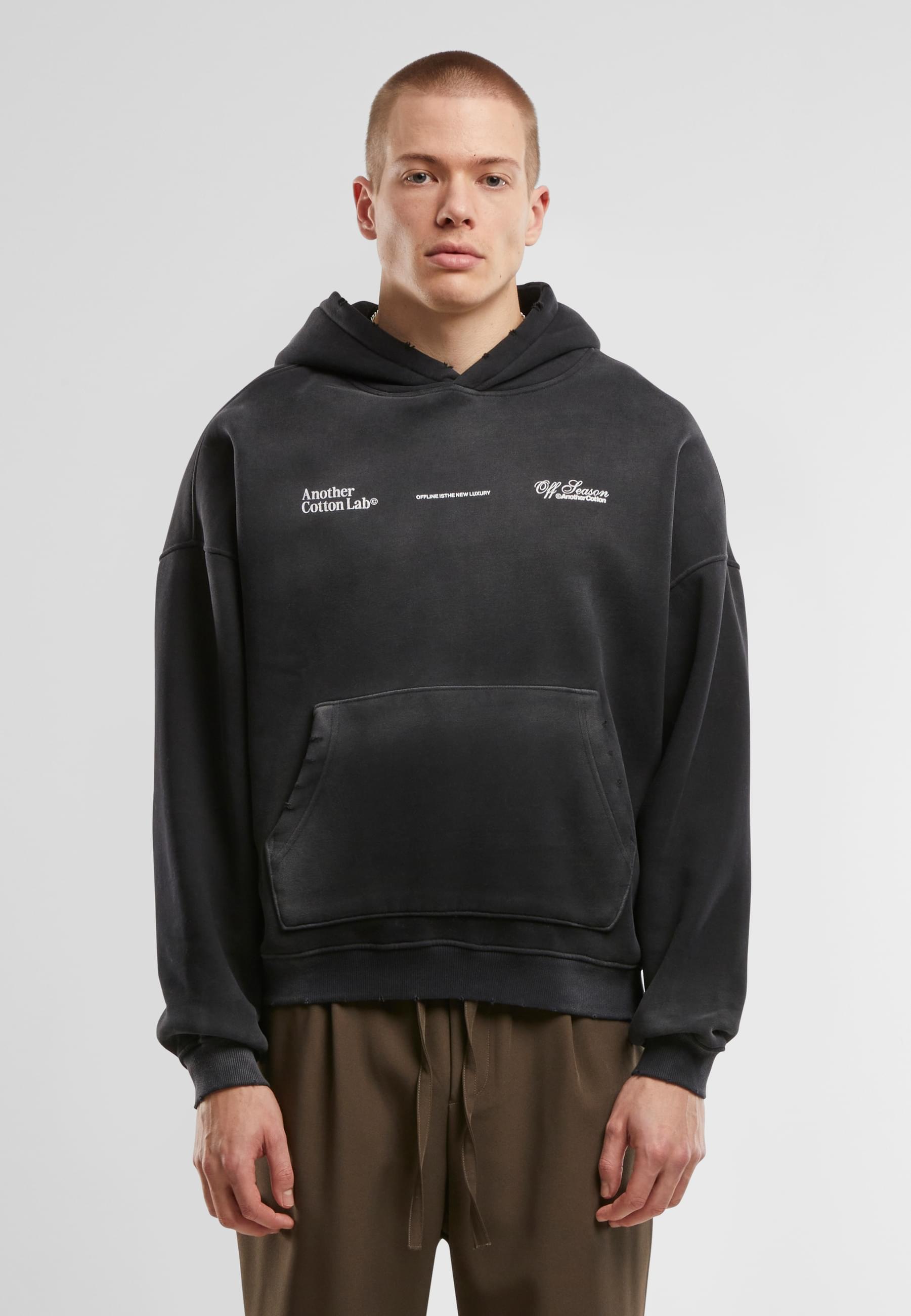 Another Cotton Lab Kapuzensweatshirt »Another Cotton Lab Offline Luxury Oversized Hoodie«, (1 tlg.)