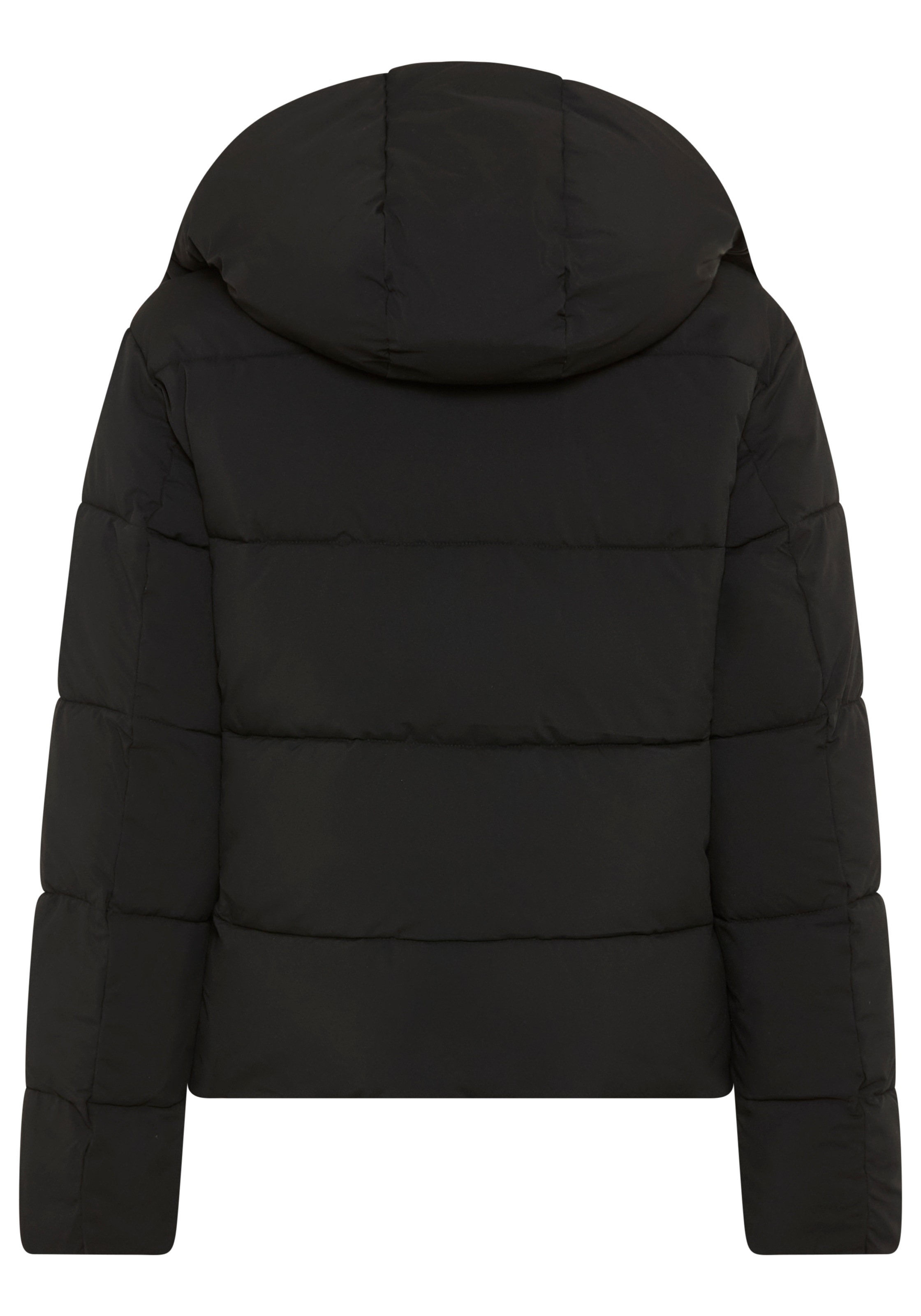Calvin Klein Jeans Steppjacke, mit Kapuze, Stehkragen, in kurzer Form, abnehmbare Kapuze
