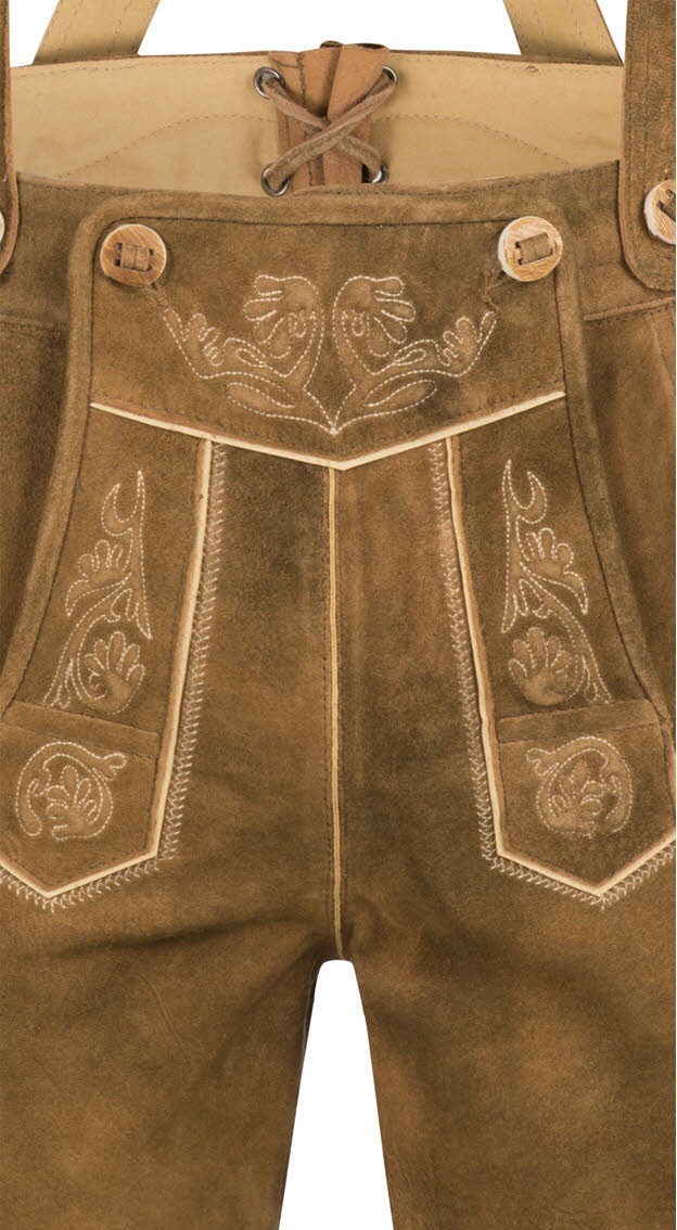 Nübler Trachtenlederhose »Lederhose kurz Bazi«