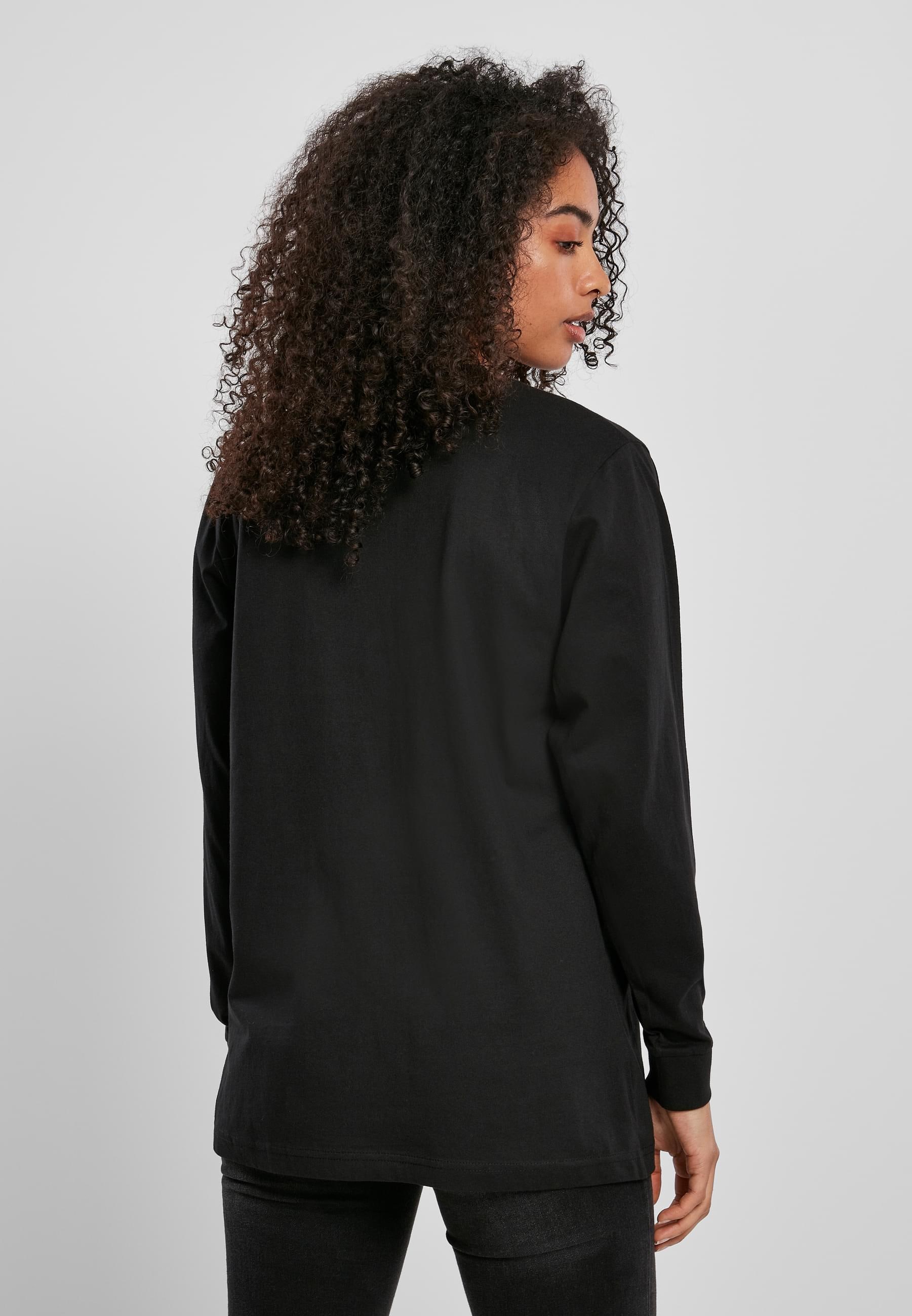 MisterTee Longsleeve »MisterTee Damen Ladies Chinese Letters Longsleeve«, (1 tlg.)