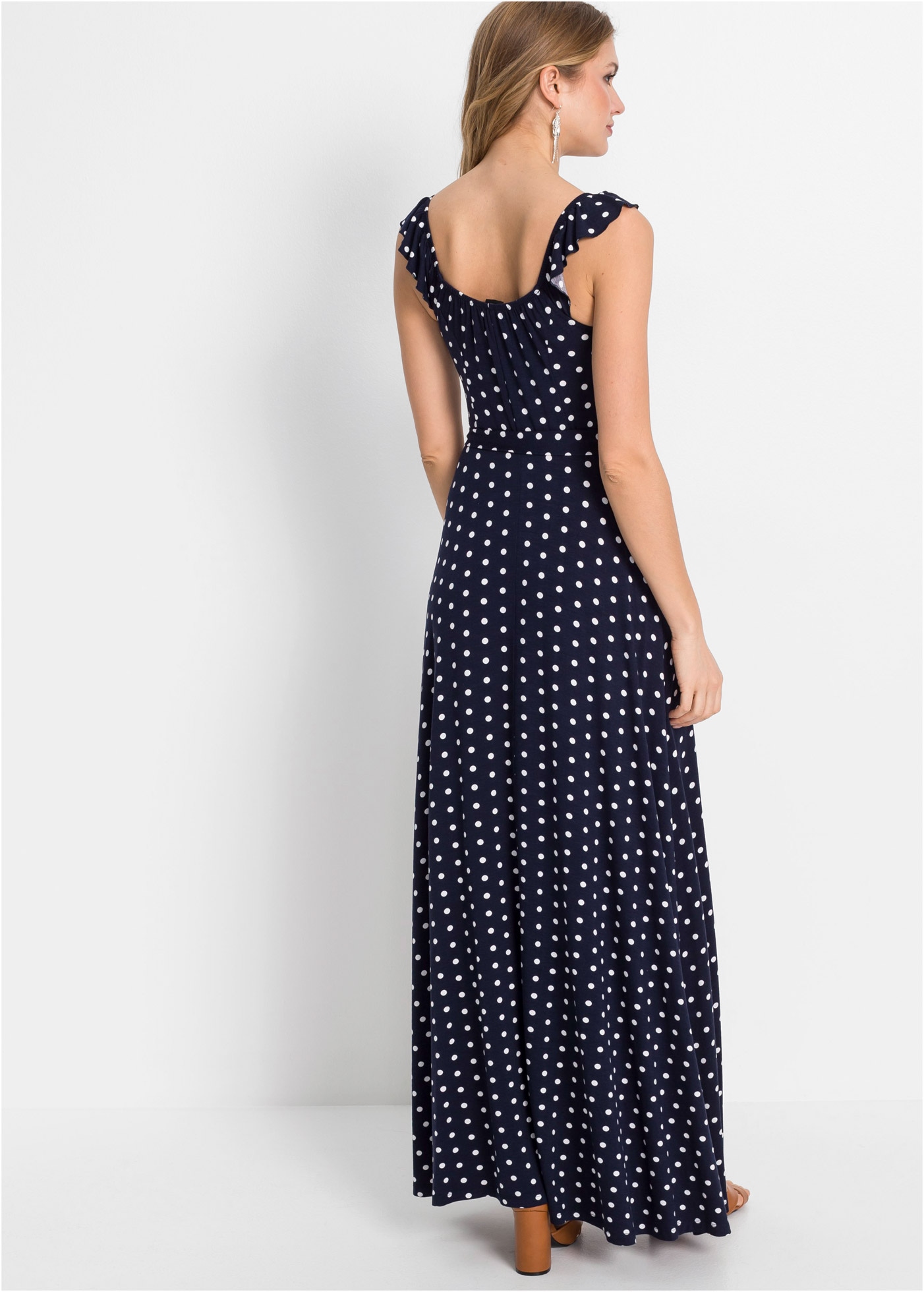 bonprix Maxikleid für Frühjahr und Sommer, aus Viskose und Elasthan, ärmellos