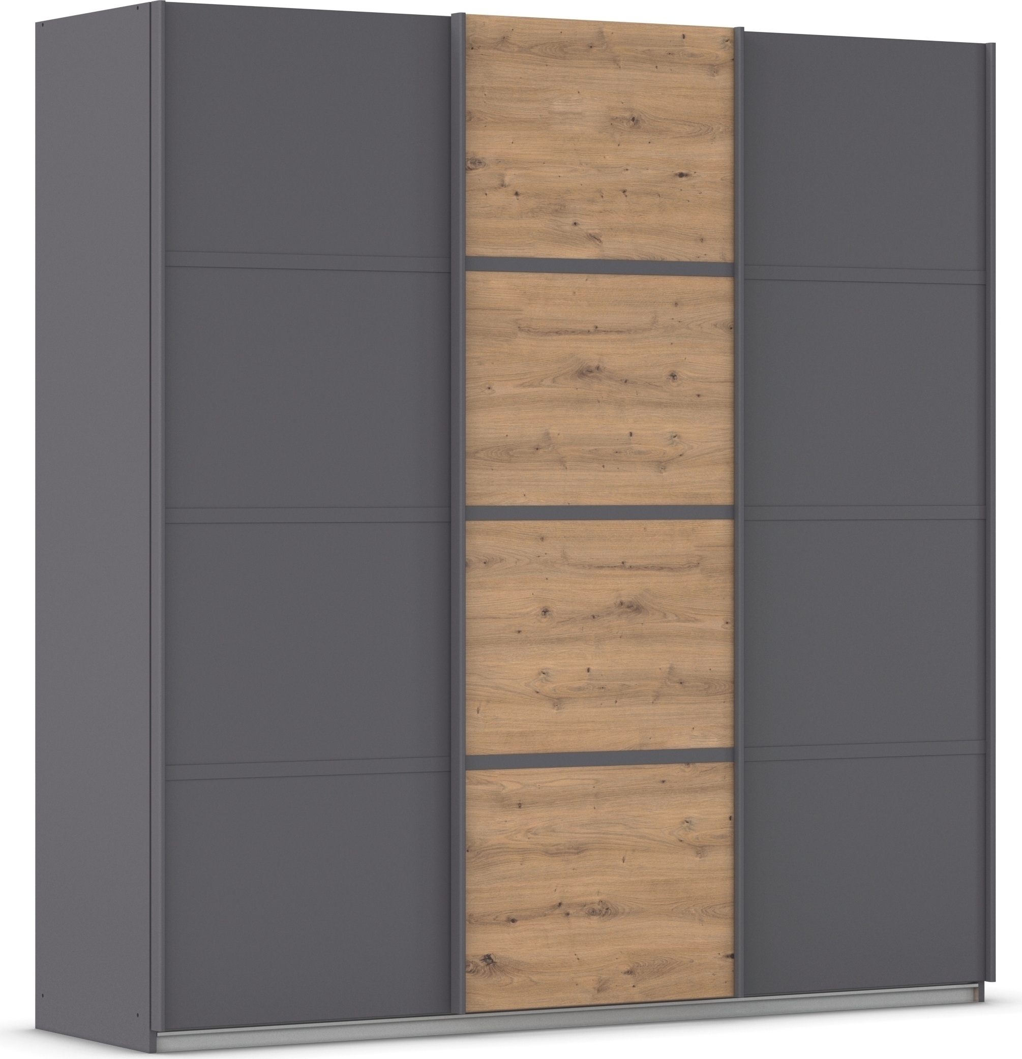 OTTO home Kleiderschrank "Mehrzweckschrank Aktenschrank Möbel Mietswohnung Schlafzimmer AVOLA" 3 verschiedene Ausstattungen BASIC/CLASSIC/PREMIUM (inkl. SOFT-CLOSE), mit eleganten Zierleisten in Chrom, Schwarz oder Weiß MADE IN GERMANY