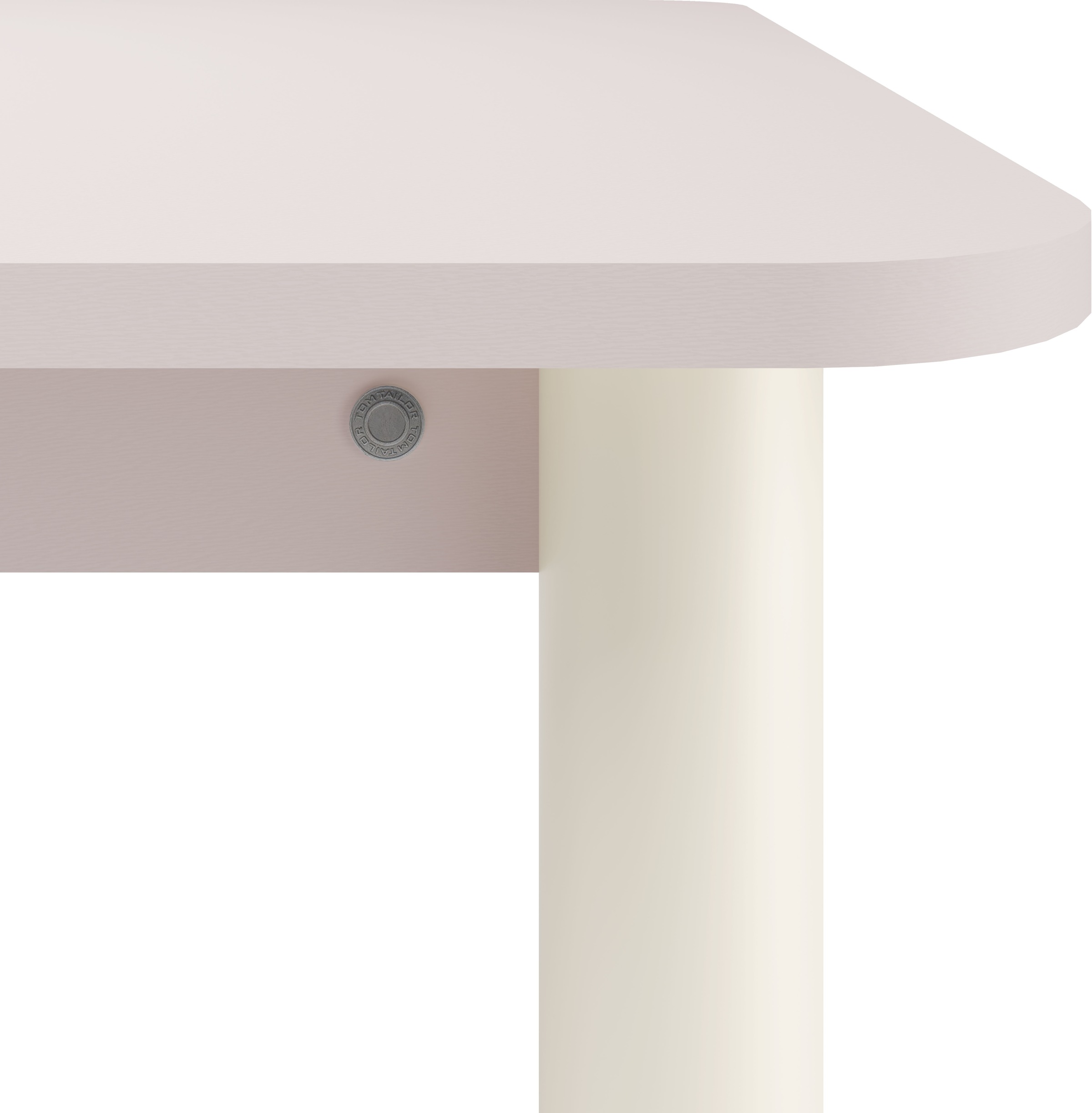 TOM TAILOR HOME Esstisch »COLOR TABLE«, (1 St.), Esstisch, 4-Fuß, 3 Größen, 3 Dekorfarben, 4 Fußfarben, ABS-Kante