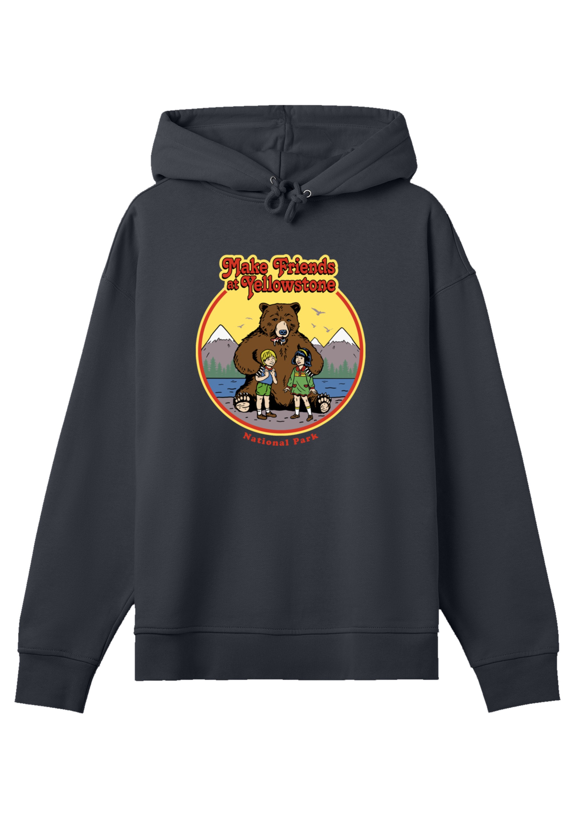 F4NT4STIC Kapuzenpullover »US National Parks Make Friends At Yellowstone« Premium Qualität