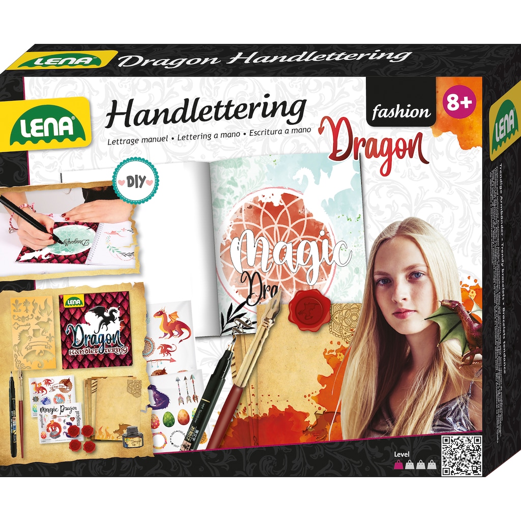 Lena® Kreativset »Handlettering Dragon«