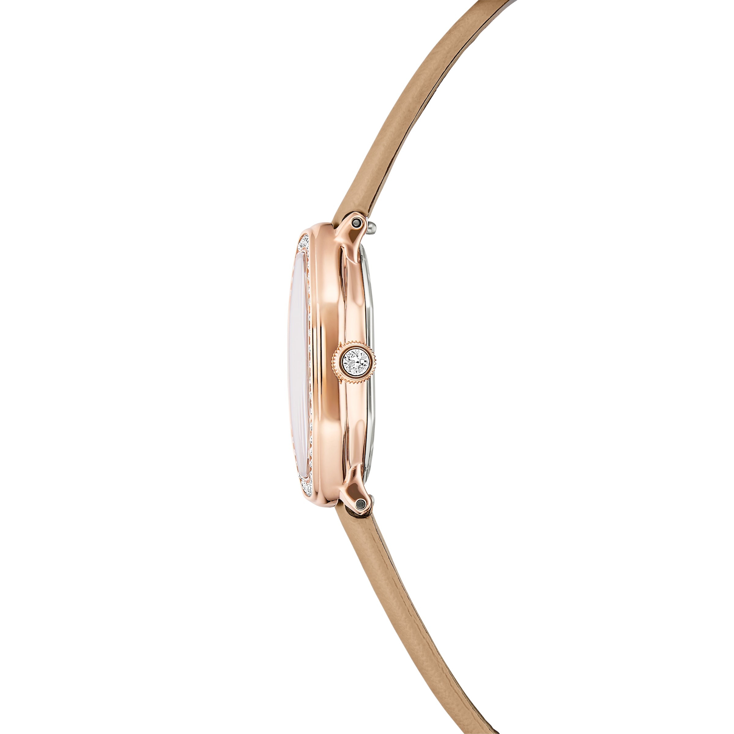 Swarovski Quarzuhr »DEXTERA« Armbanduhr, Damenuhr, Swiss Made, Lederarmband, analog