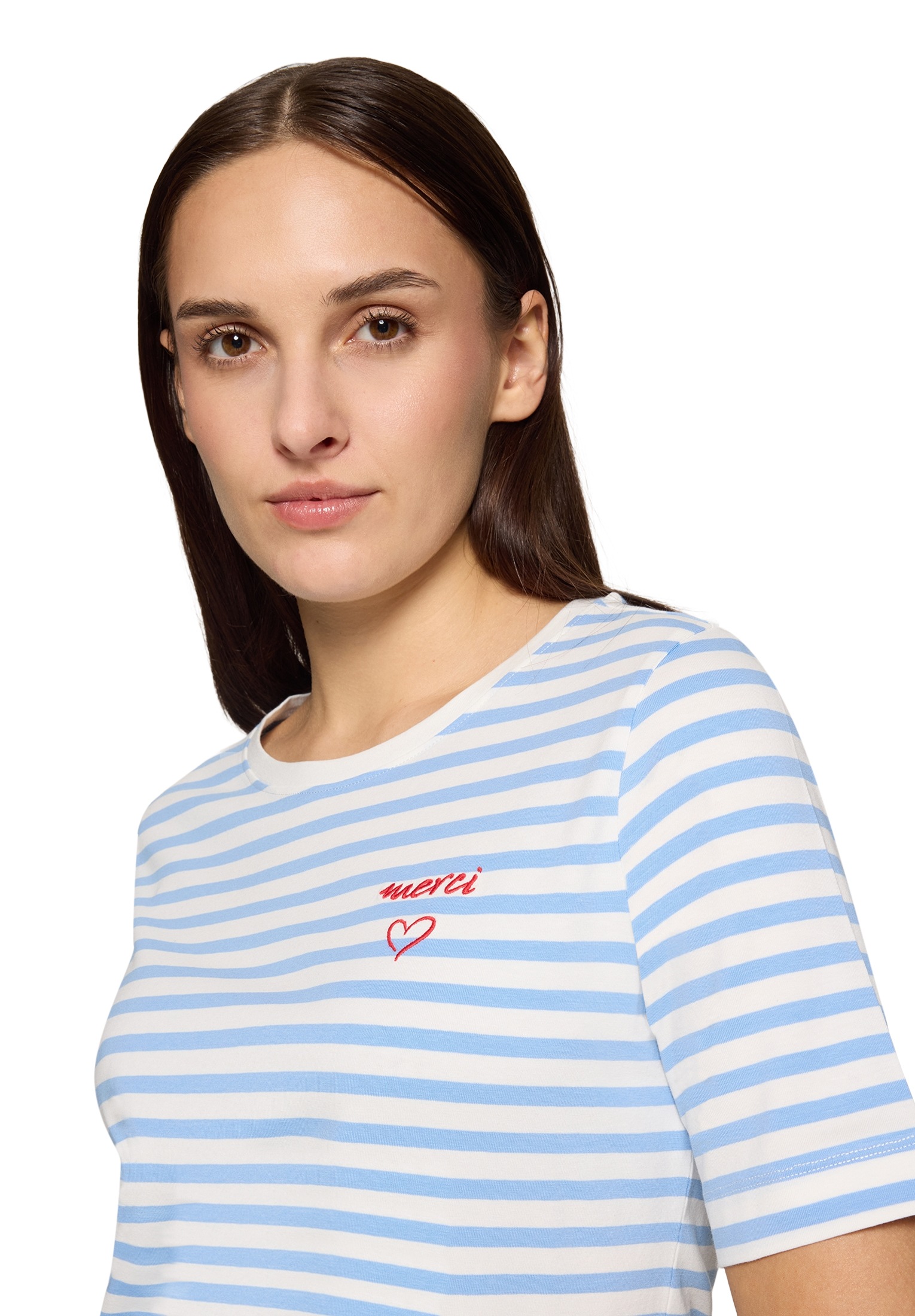 Betty&Co Kurzarmshirt »Damen mit Ringel« 1 tlg.