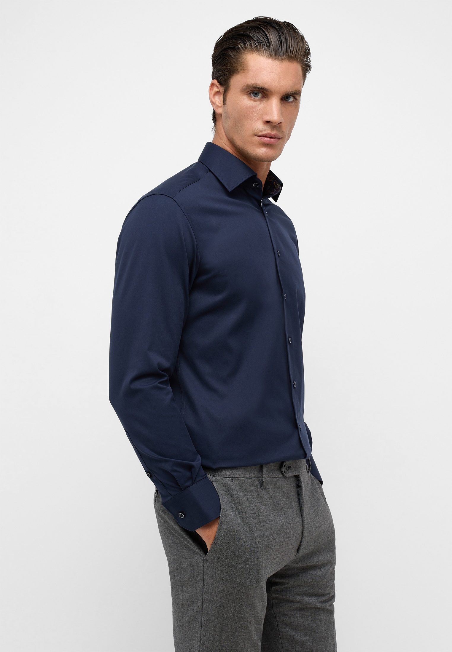 Eterna Langarmhemd "MODERN FIT", NON IRON (bügelfrei) günstig online kaufen