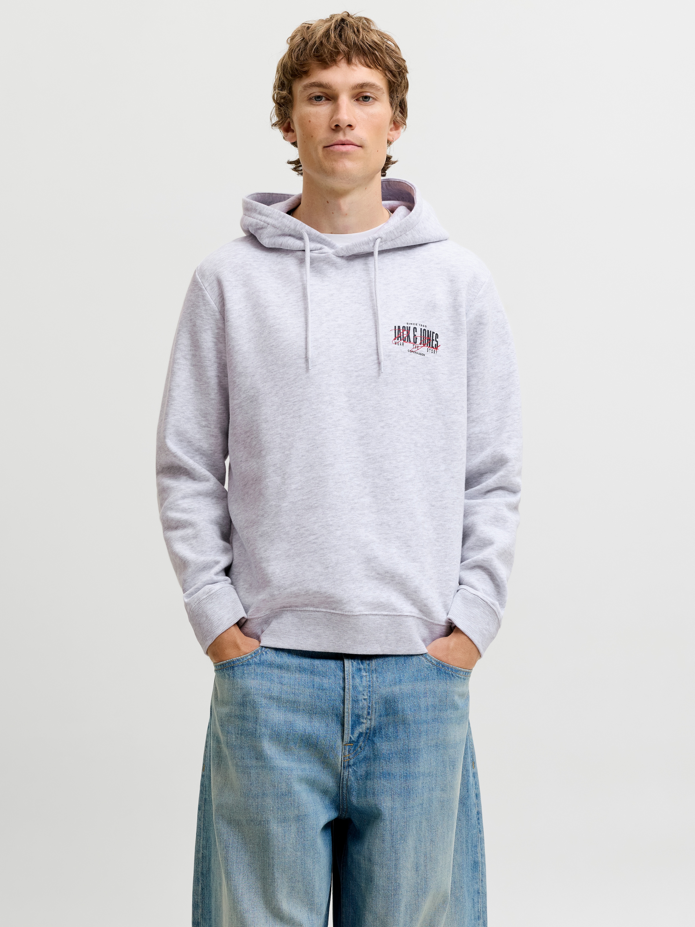 Jack & Jones Kapuzensweatshirt »JJAERO SWEAT HOOD 3PK MP«, 3 Materialmix, regular fit
