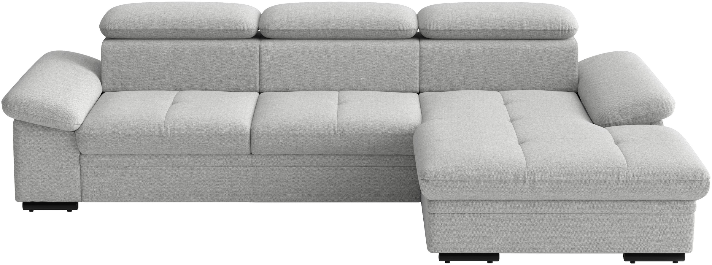 sit&more Ecksofa "Viola L-Form, B: 260 cm, Arm- & Kopfteilverstellung" optional Schlaffunktion,inkl Armteil- & Kopfteilverstellung