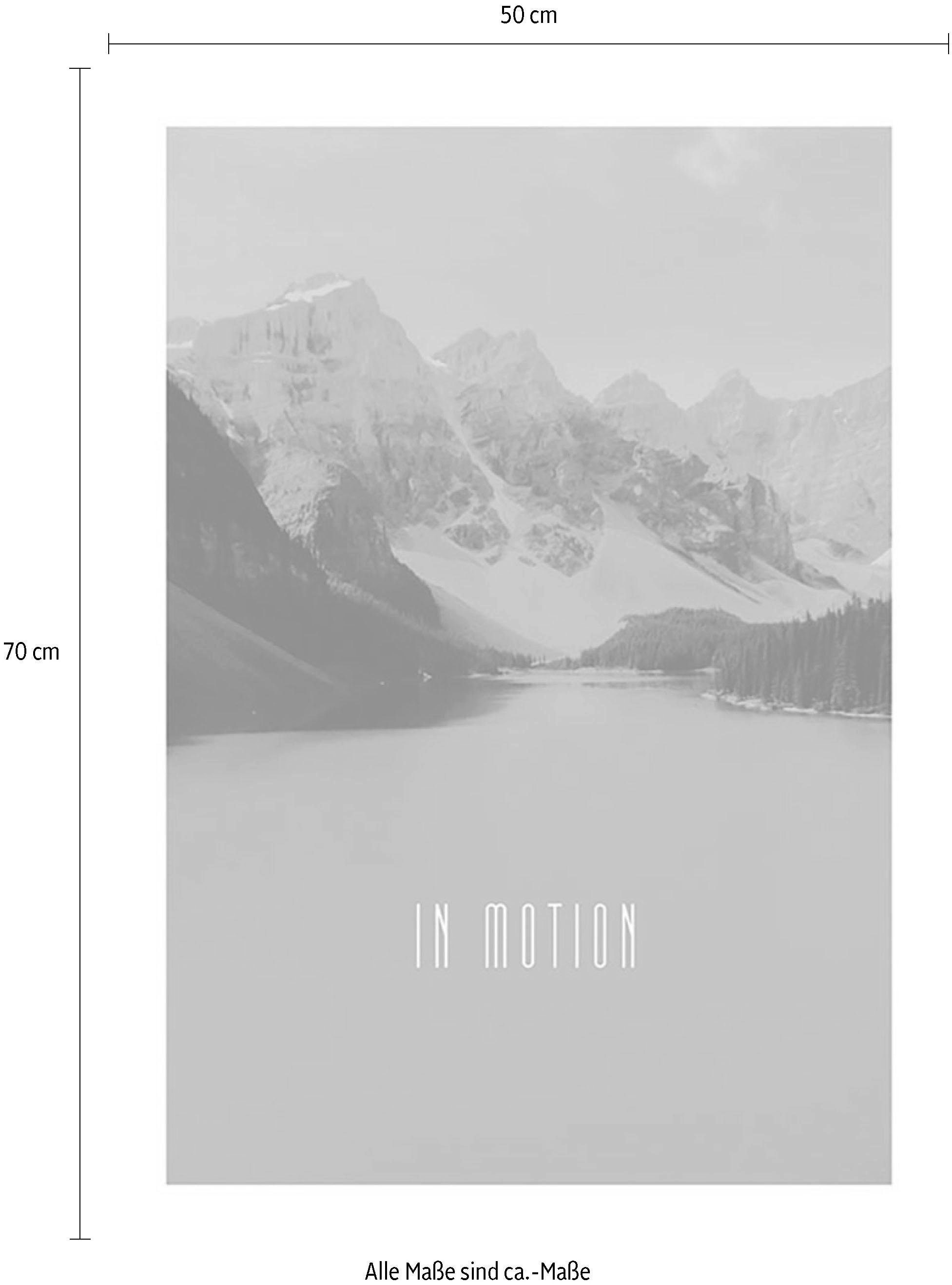 Komar Bild »Word Lake In Motion Sand«, Natur, (1 St.), Wandbild zur Dekoration - ohne Rahmen