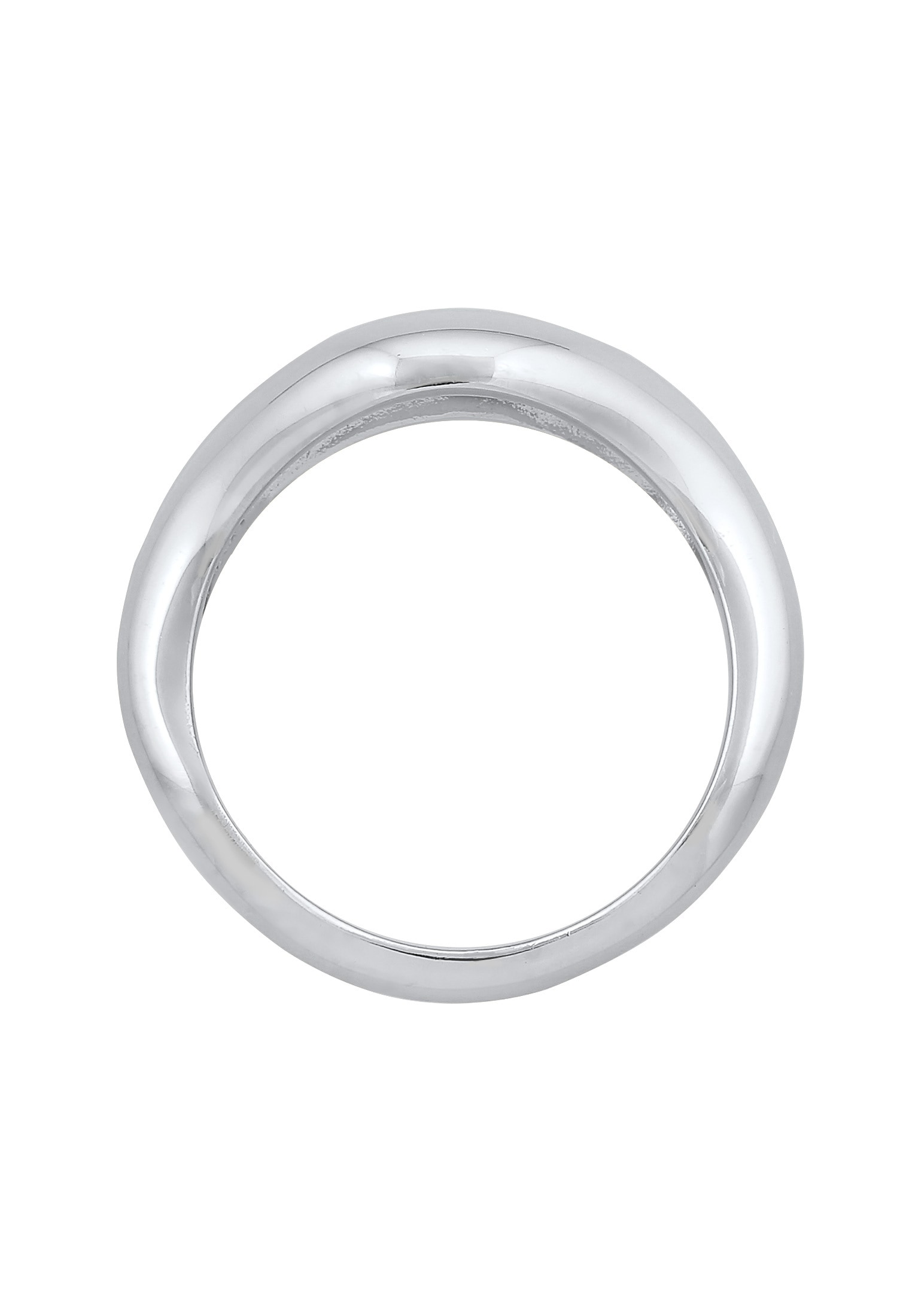 Elli Premium Fingerring »Organic Wellen Trend 925 Silber«