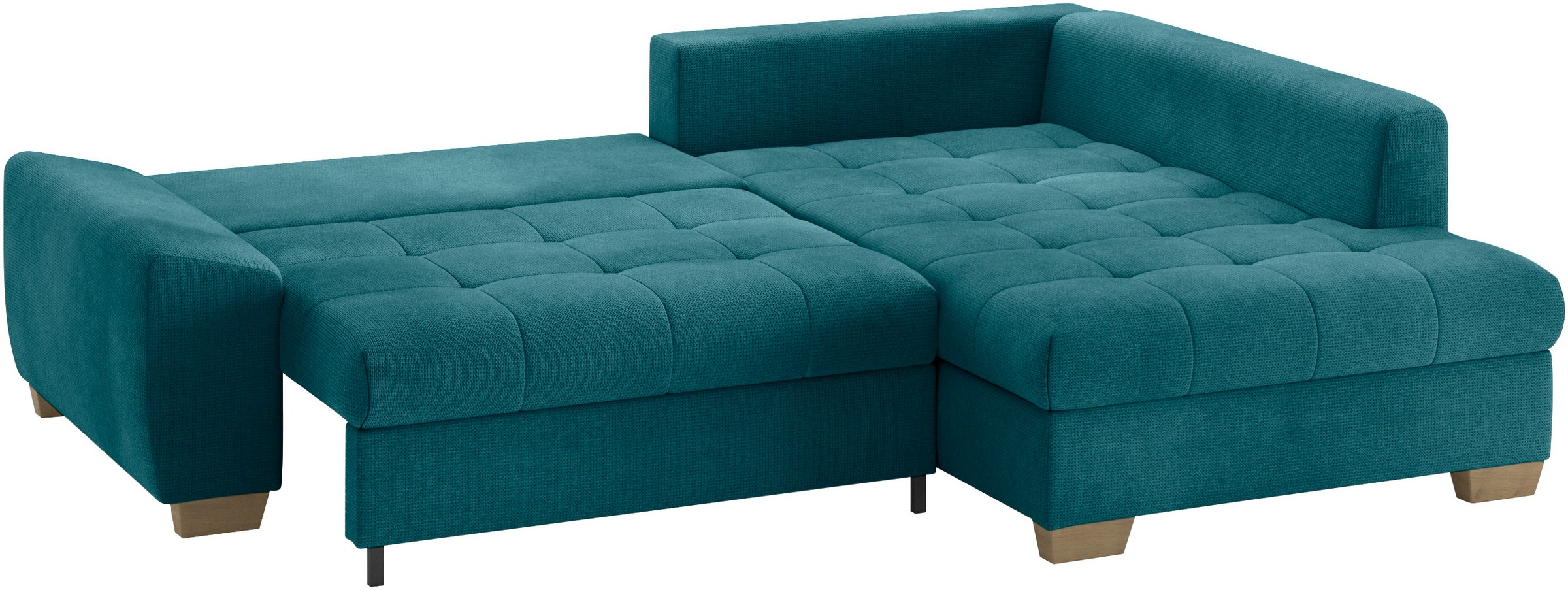 Mr. Couch Ecksofa »Nikita II, L-Form«, Wahlweise mit Kaltschaum, EasyBett, Bettkasten