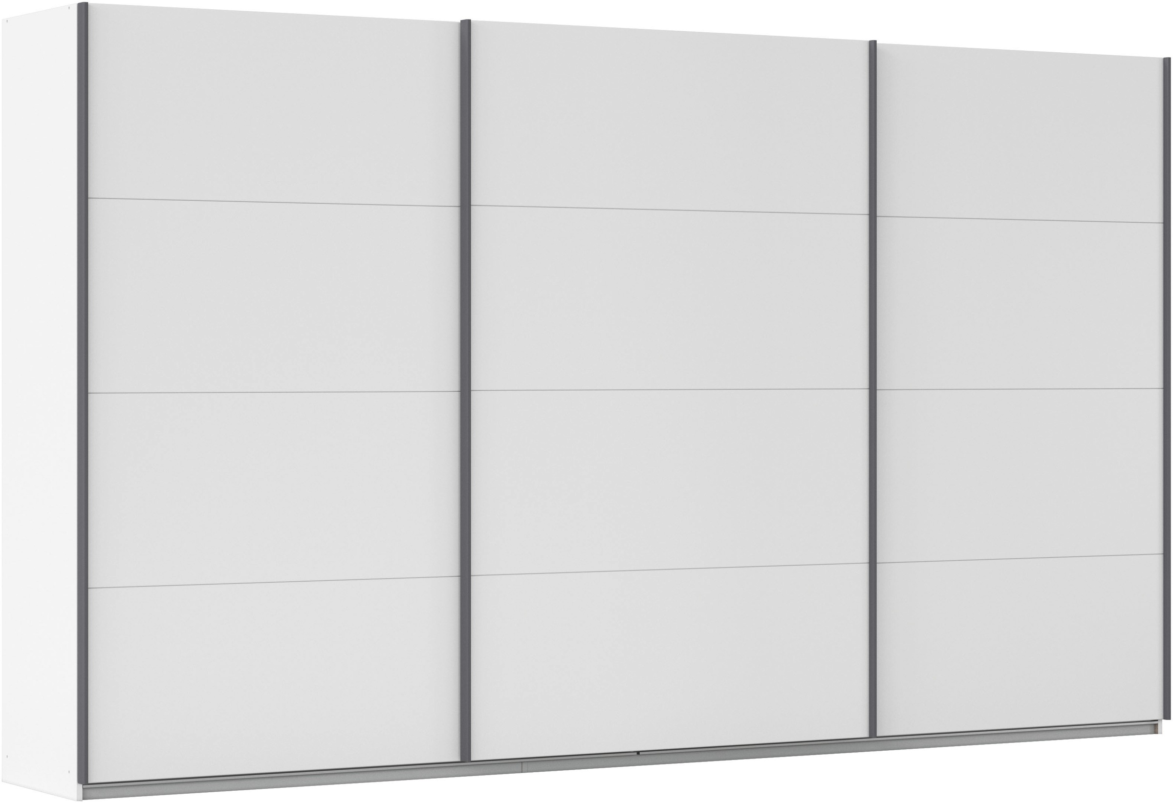 OTTO home Schwebetürenschrank "Kleiderschrank Schrank Garderobe AGORDO mit Dekor- oder Hochglanzfront" Breiten 203/271/315/360 cm in drei Griff-Farben - NEU: Farbe SCHWARZ, in 4 Breiten und 2 Höhen MADE IN GERMANY
