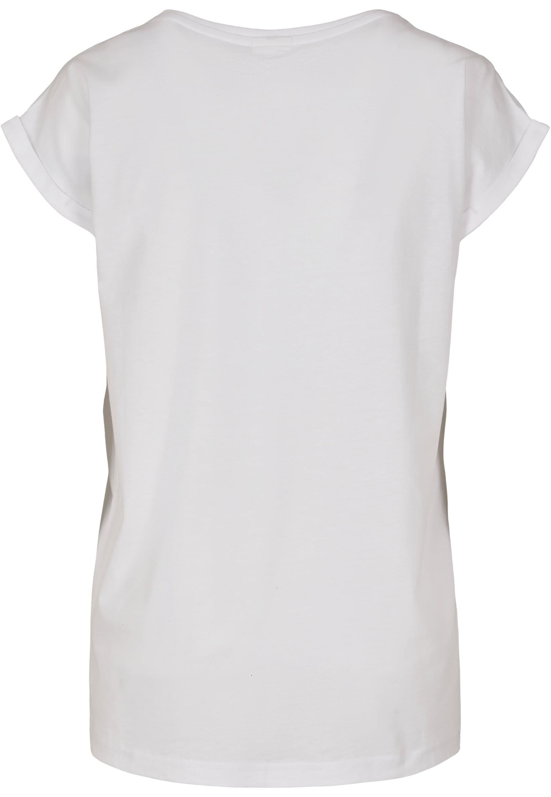 URBAN CLASSICS Kurzarmshirt »Urban Classics Damen Ladies Organic Extended Shoulder Tee«, (1 tlg.)