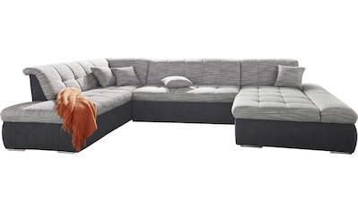 Mode 2024 DOMO collection Ecksofa Moric«, mit bestellen im | Bettfunktion XXL-Format, wahlweise BAUR »PB Armteilverstellung und