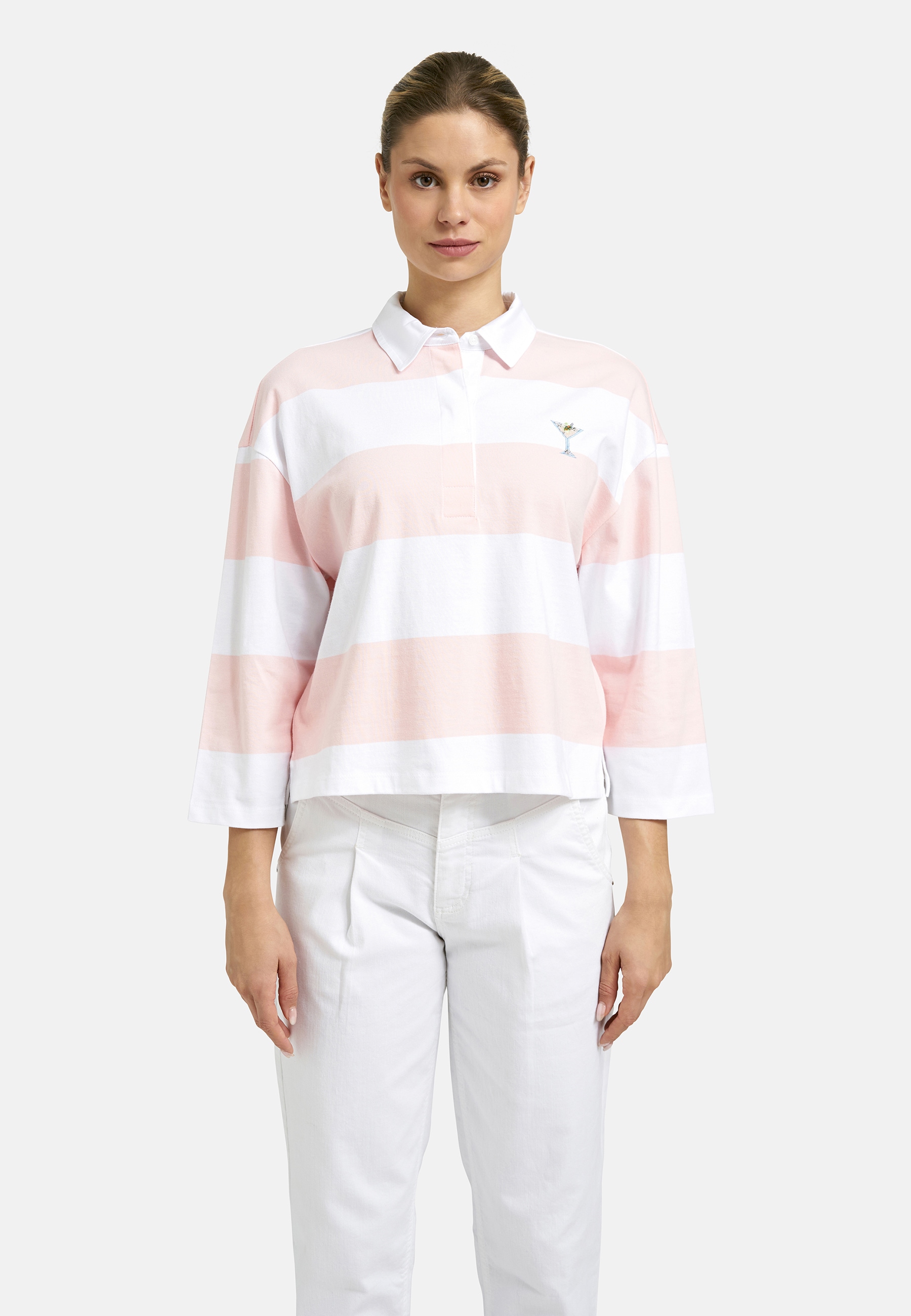 Smith & Soul Poloshirt mit überschnittener Schulter
