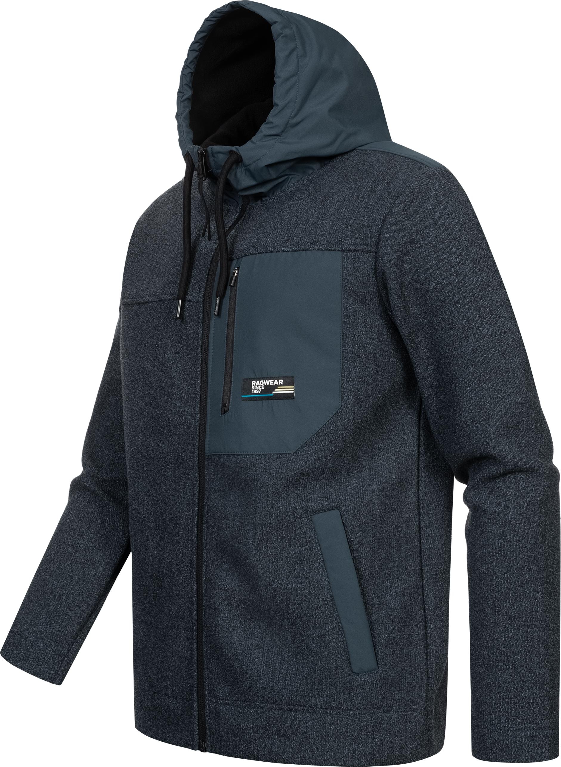 Ragwear Fleecejacke "Brodney", mit Kapuze, Stylische Herren Übergangsjacke günstig online kaufen