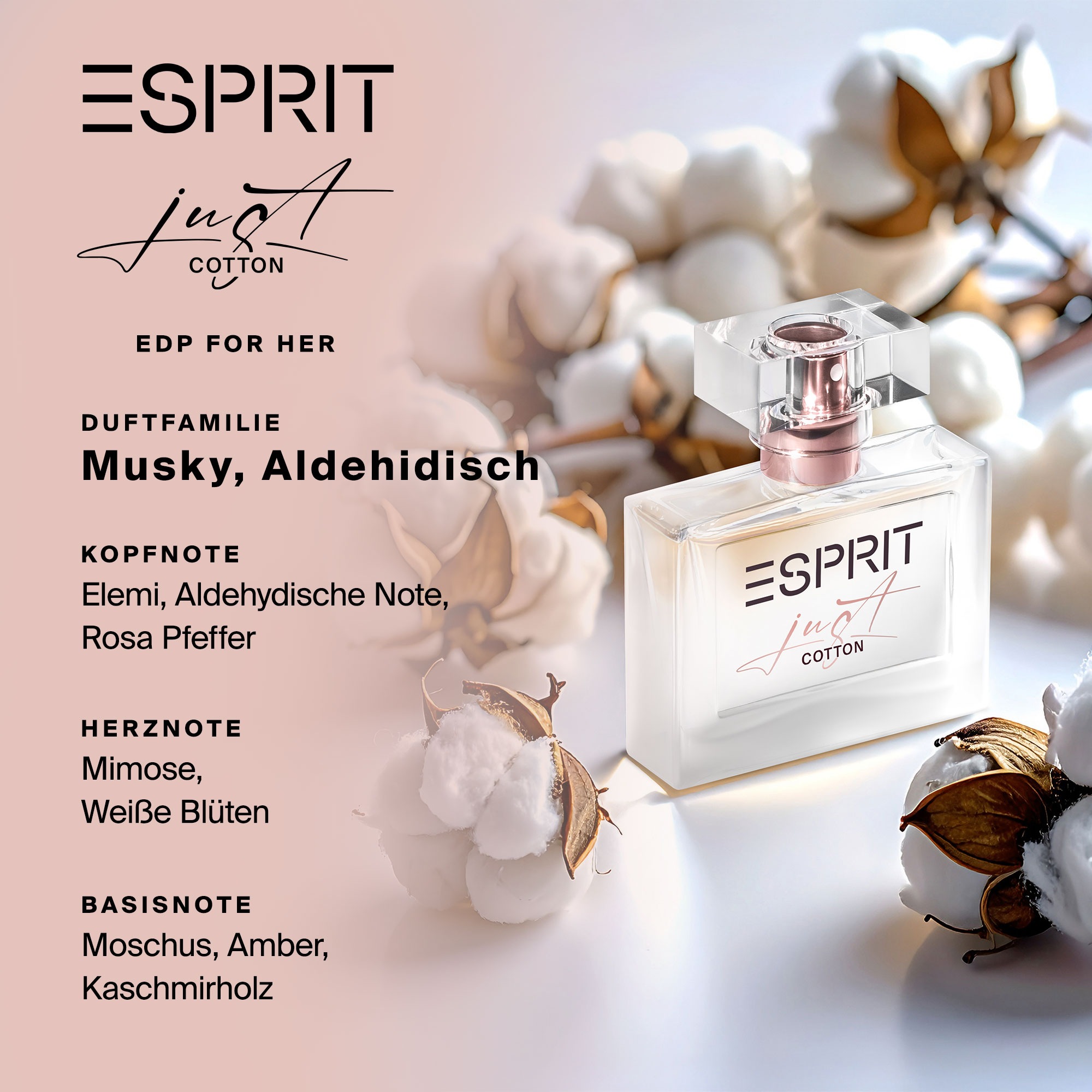 Esprit Eau de Parfum »ESPRIT JUST COTTON FOR HER 20ml«