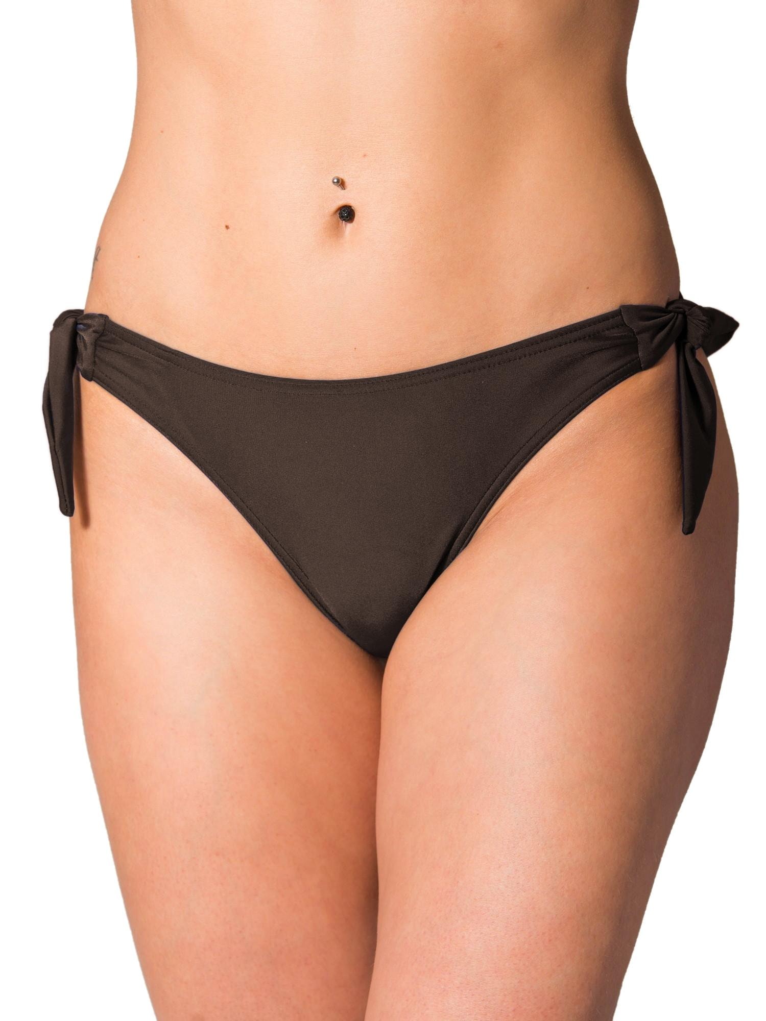 AQUARTI Bikini-Hose "Bikinihose Aquarti Damen Tanga Bikinihose Seitlich Gebunden"