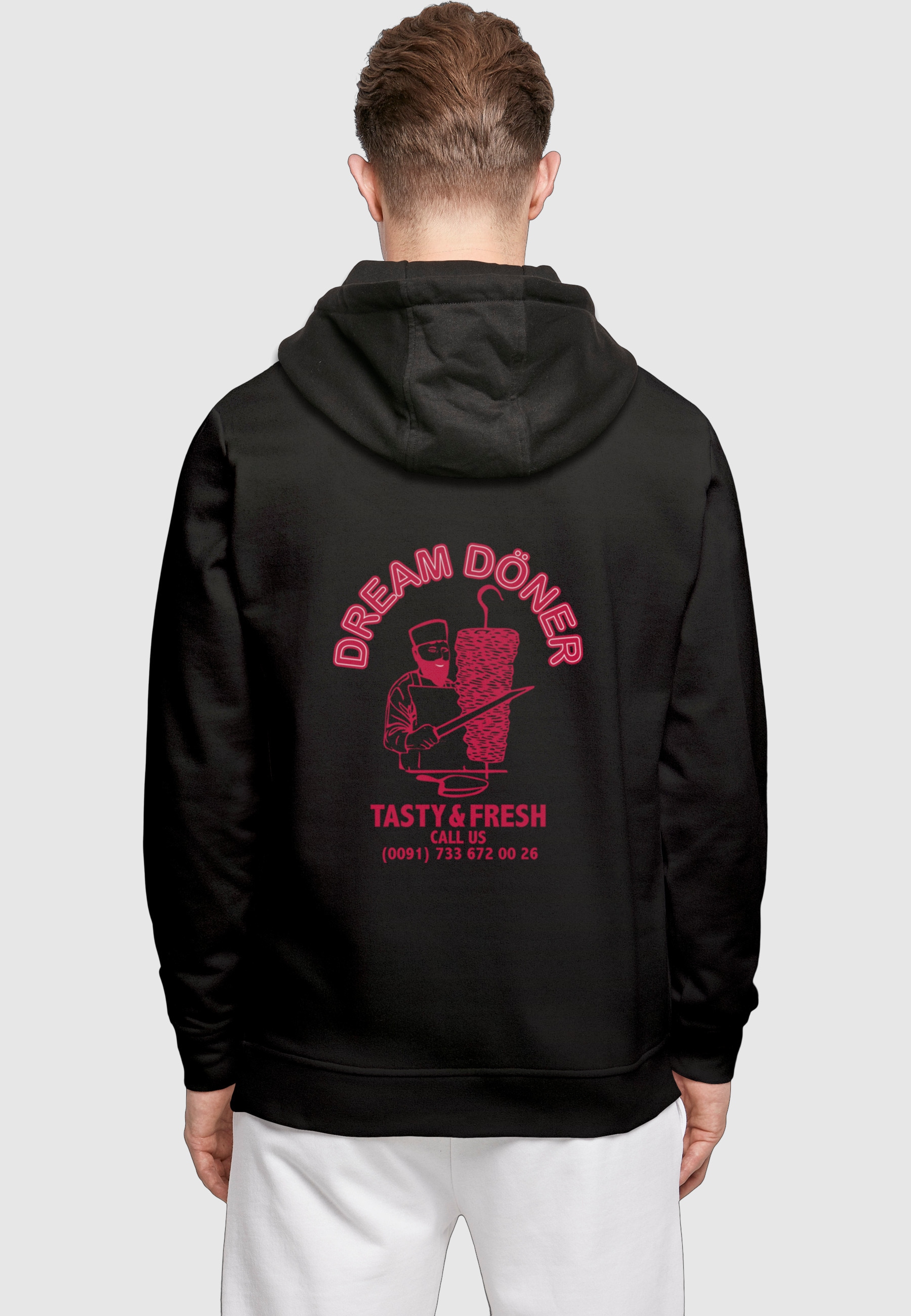 MisterTee Kapuzenpullover »MisterTee Herren Dream Kebab Hoody« 1 Stk.