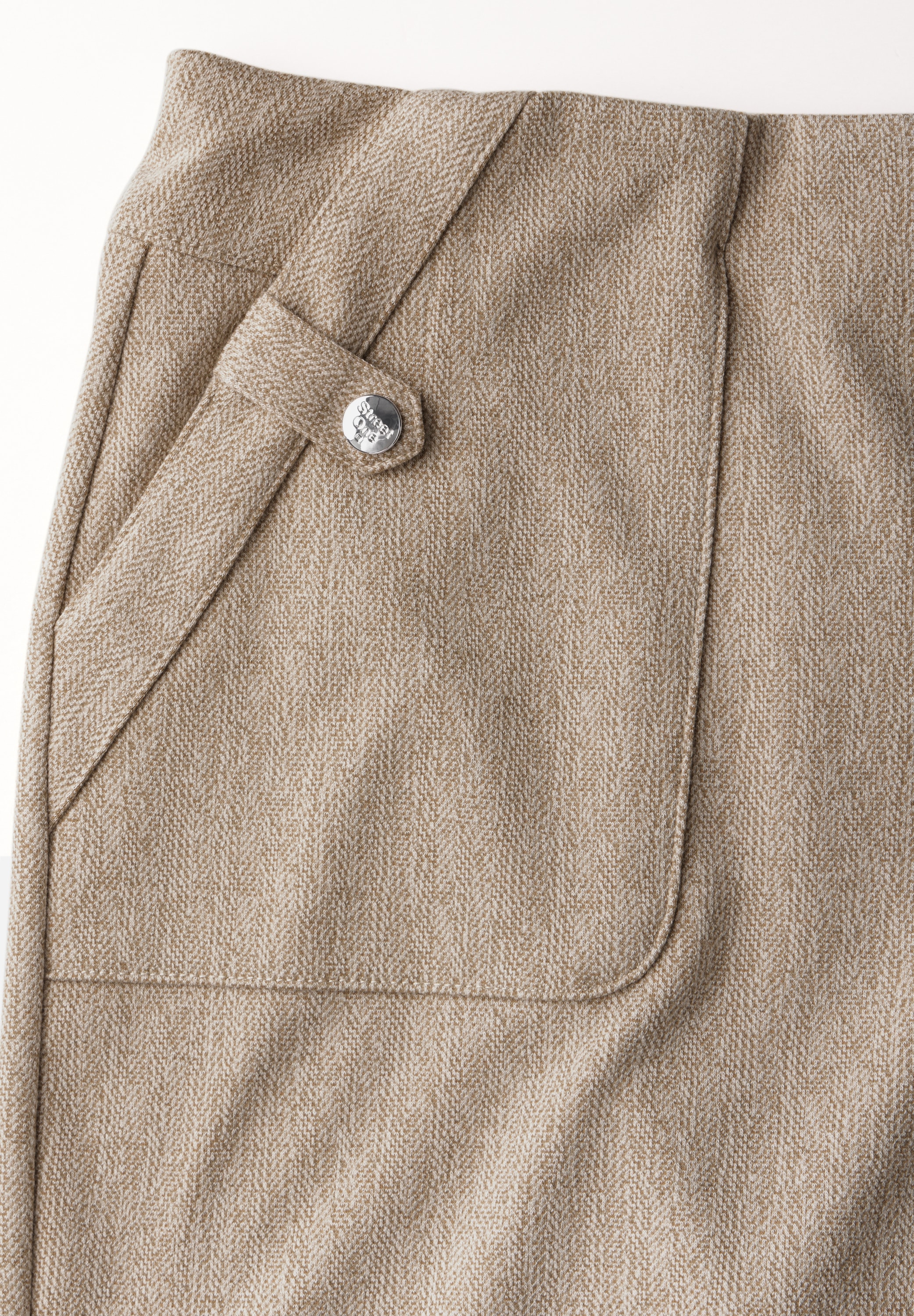 STREET ONE Minirock, softer Materialmix