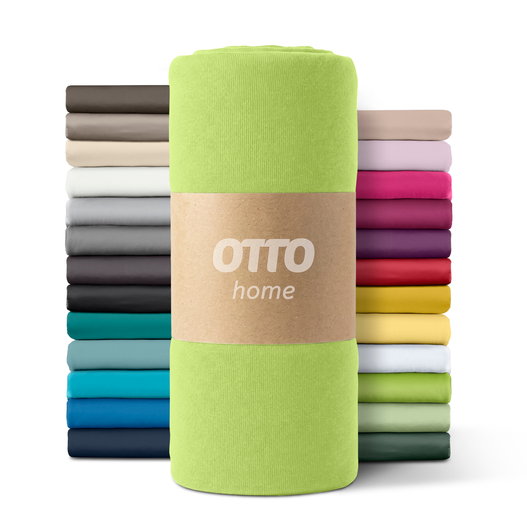 OTTO home Spannbettlaken "PAPRIKA Microfaser-Jersey und warme Fleece-Qualität" Bettlaken Laken Spannbettuch, schnelltrocknend