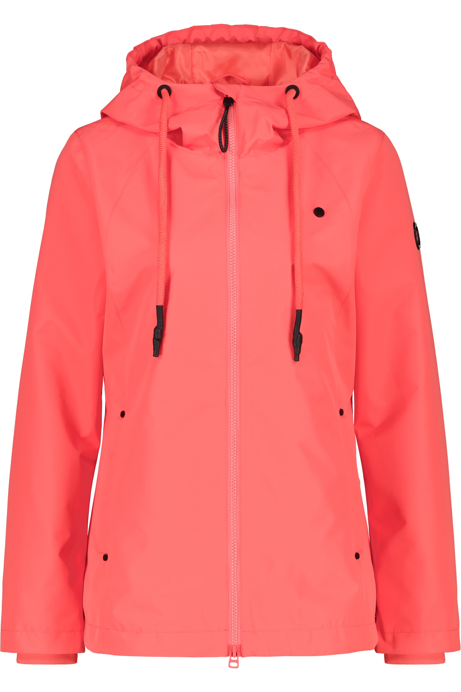 Alife & Kickin Sommerjacke "Damen PaolinaAK A Übergangsjacke, Jacke" Übergangsjacke mit Kapuze und Tunnelzug in recyceltem Materialmix
