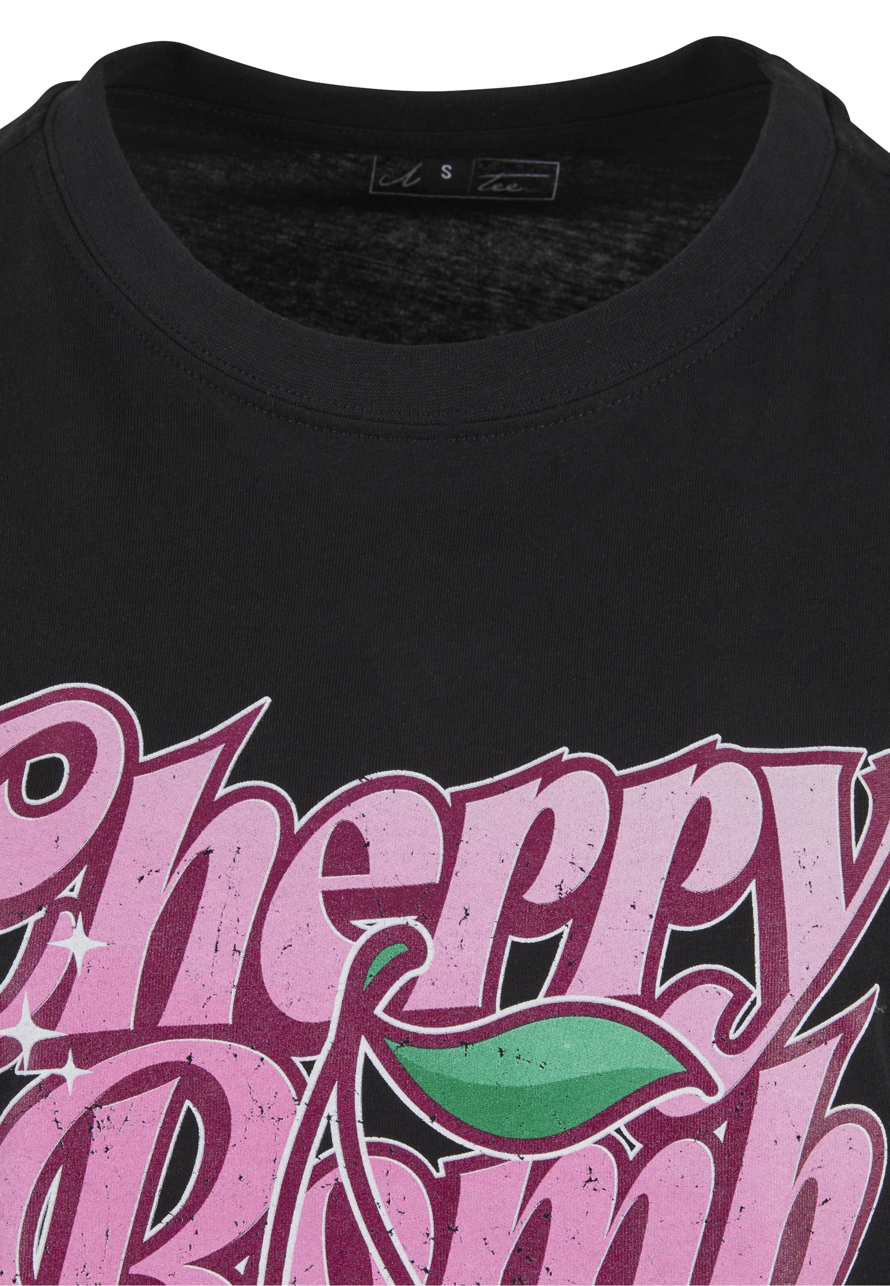 Miss Tee T-Shirt »Miss Tee Damen Cherry Bomb Ladies Short Overized Tee« 1 Stk.