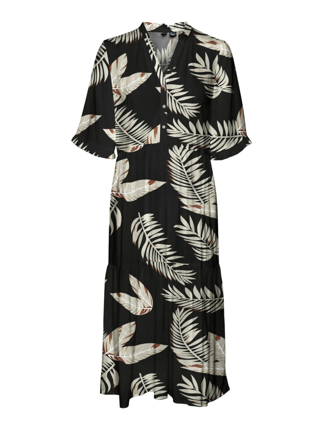 Vero Moda Sommerkleid "VMEASY JOY 2/4 FRL CALF DRESS WVN GA" günstig online kaufen