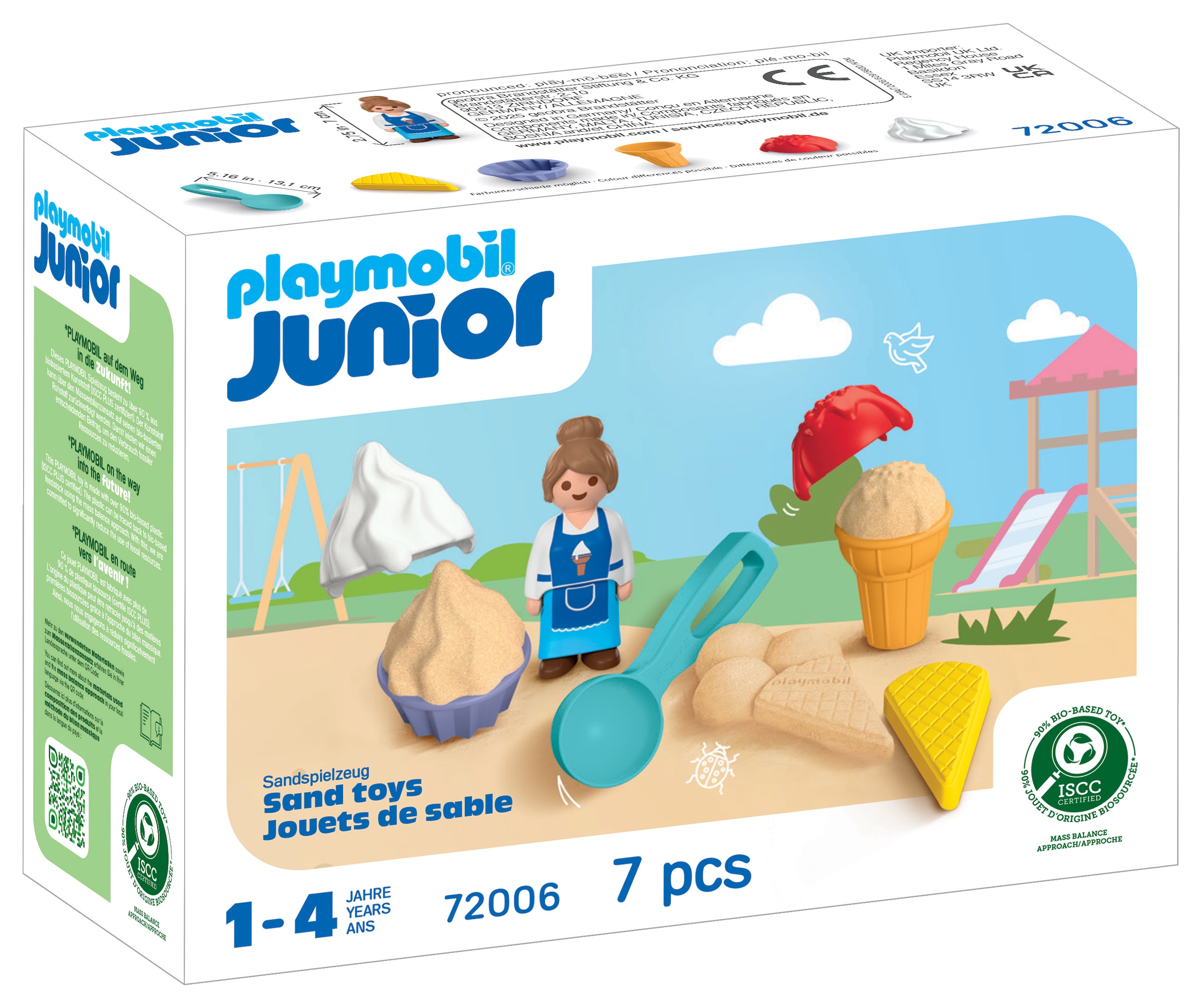 Playmobil® Konstruktions-Spielset »Sand-Eisdiele (72006), Junior Sand« Made in Europe