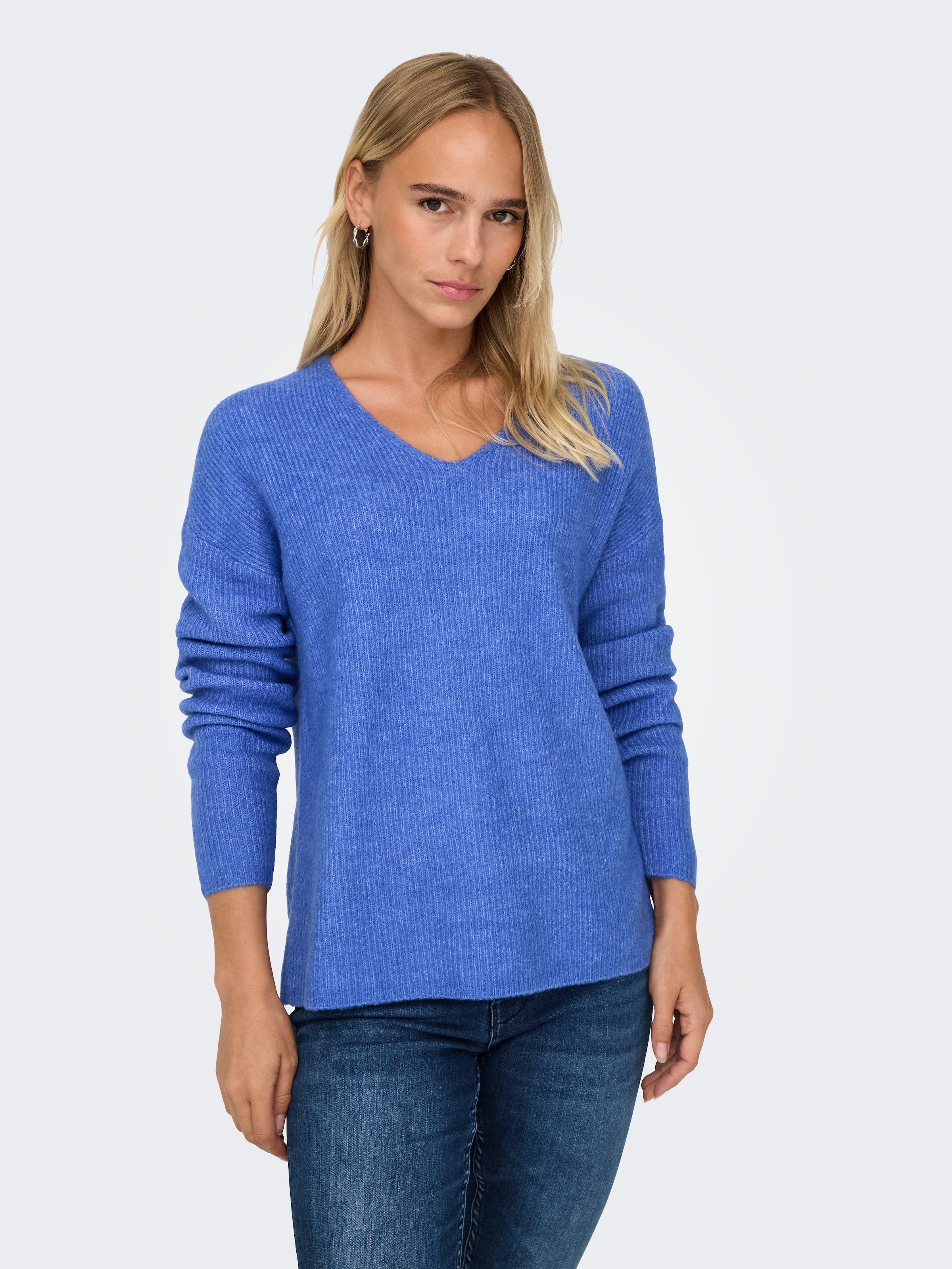 ONLY V-Ausschnitt-Pullover "ONLCAMILLA V-NECK L/S PULLOVER KNT NOOS" günstig online kaufen