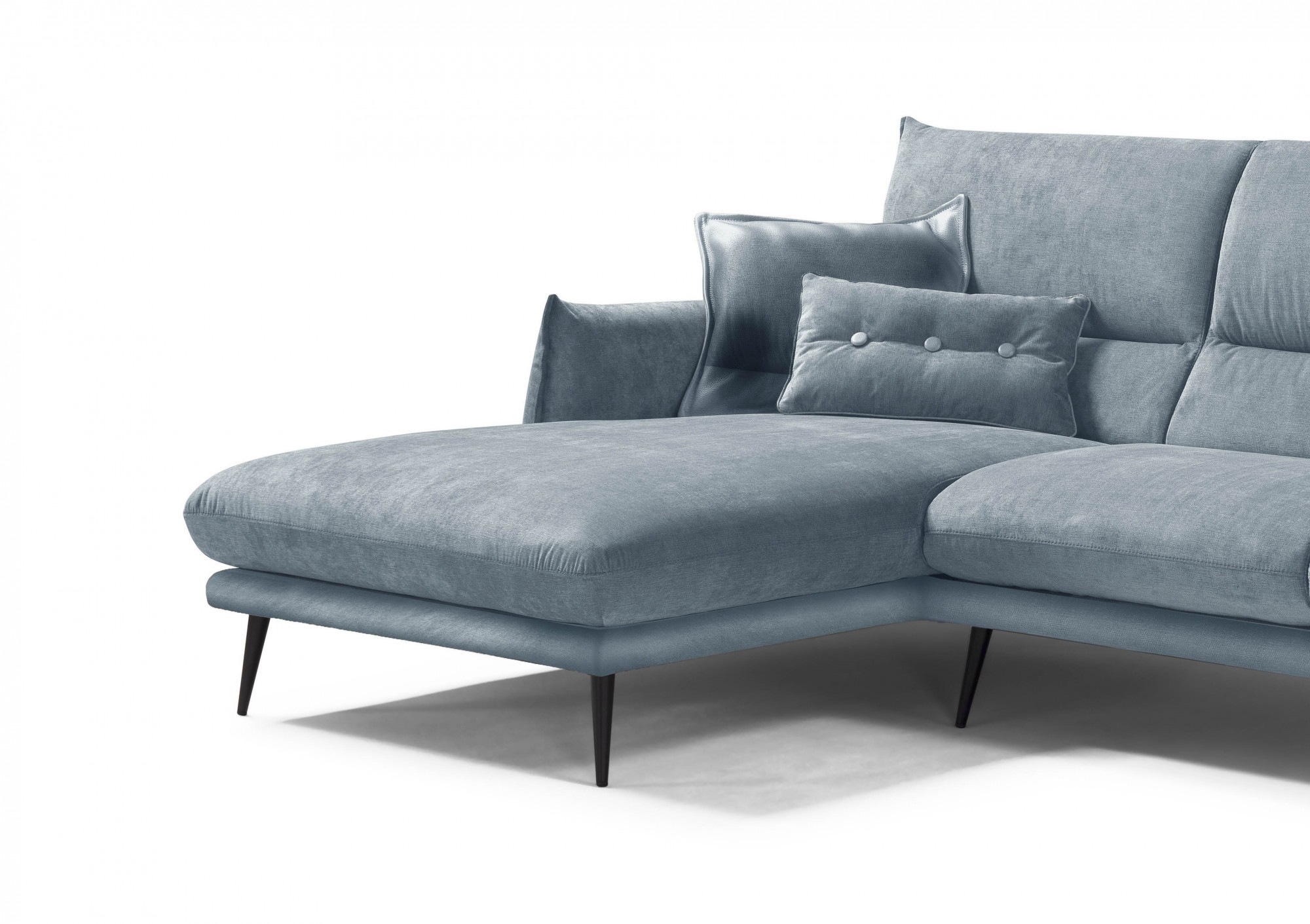 Egoitaliano Ecksofa "FUNNY, hochwertiges & aktuelles Design, bequeme Rücken günstig online kaufen