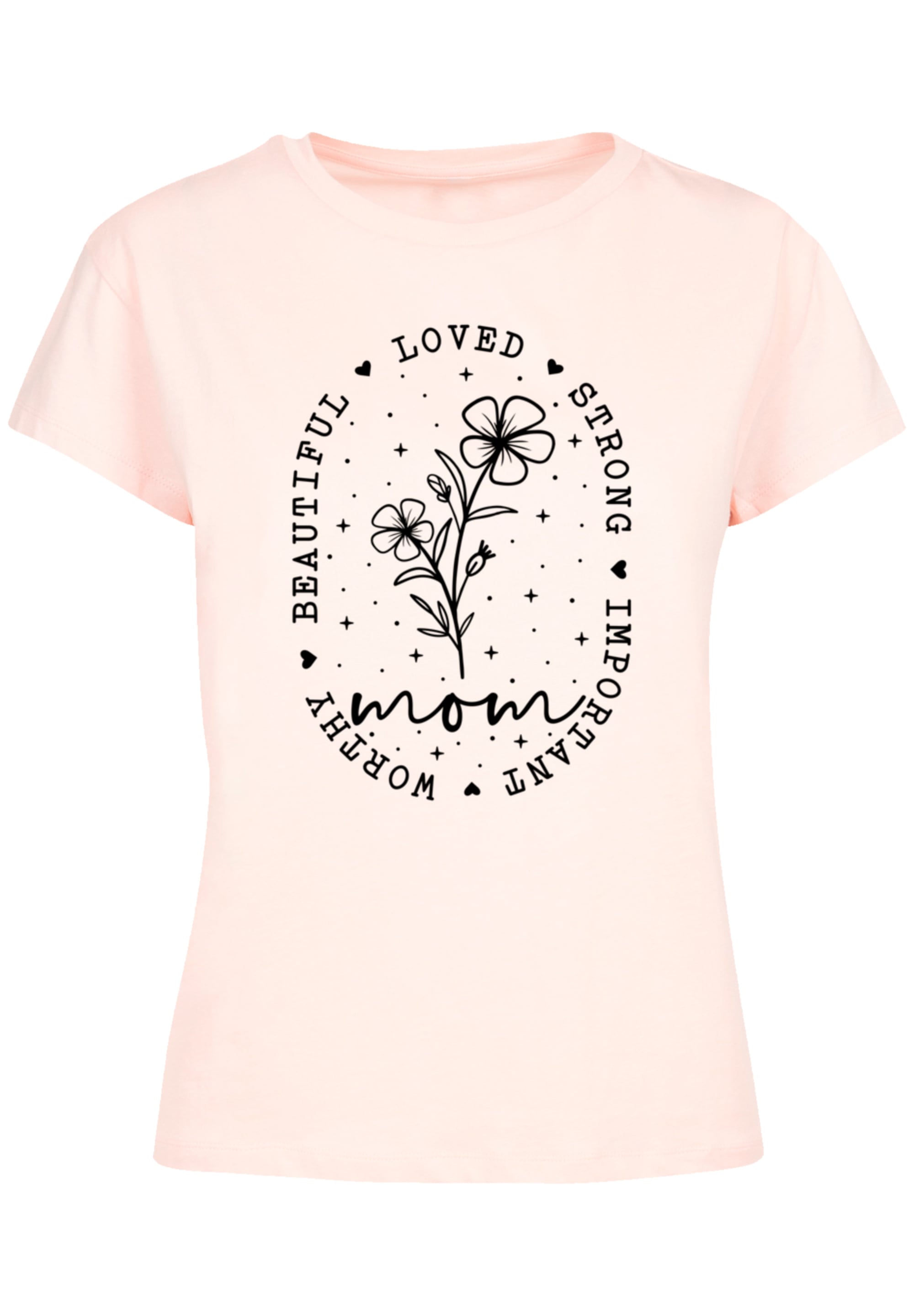 F4NT4STIC T-Shirt »Mothers Day Black Art Print for Mom Best Mom Ever«, Premium Qualität