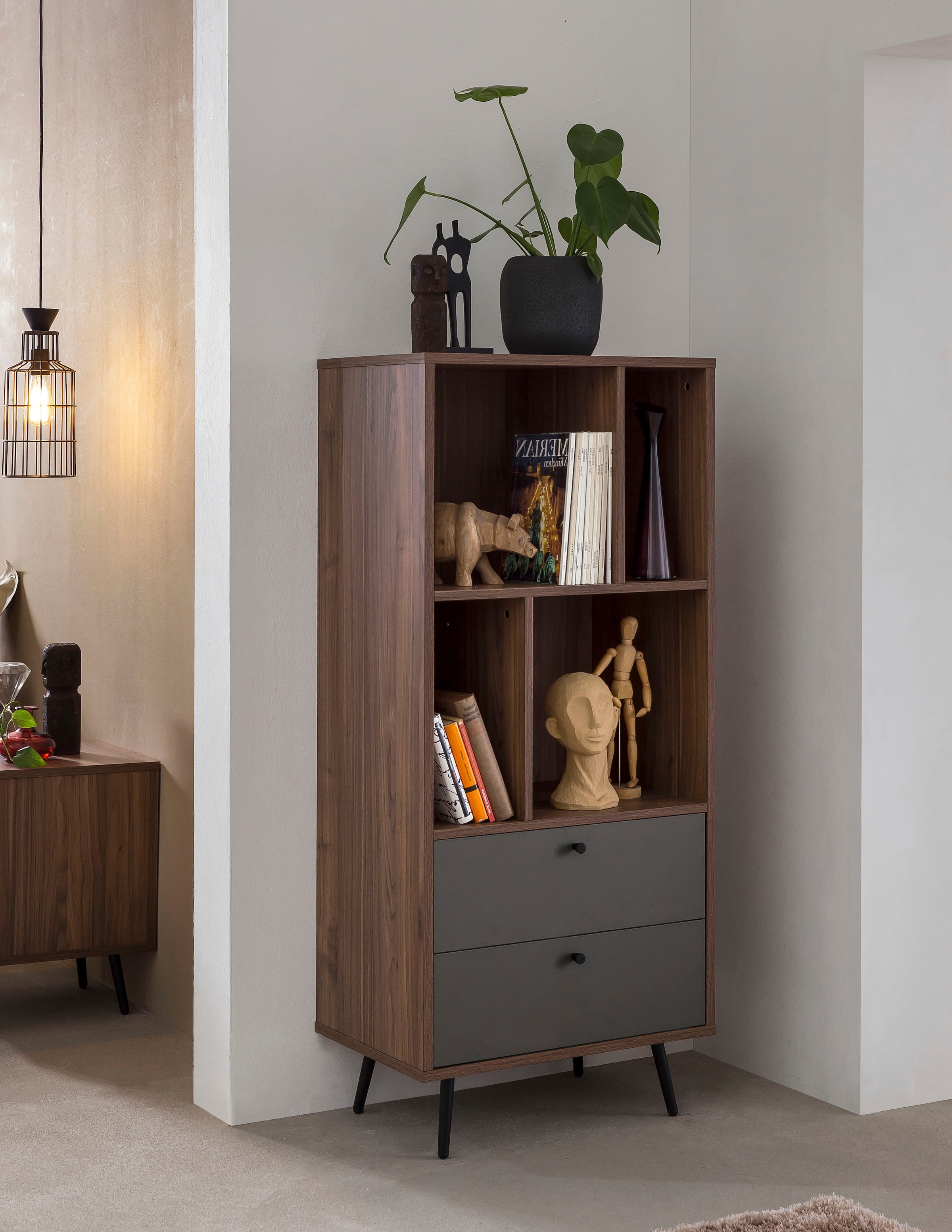 SalesFever Bücherregal "Kiruna Regal: Raum für Inspiration" Moderne Eleganz günstig online kaufen